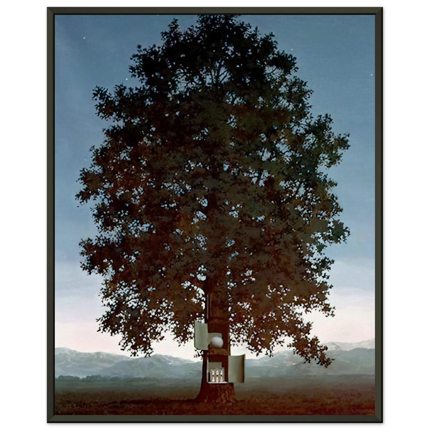 Rene Magritte THE VOICE OF BLOOD 1959 Framed Art Print - Aluminum Frame - 40x50 cm / 16x20 inches