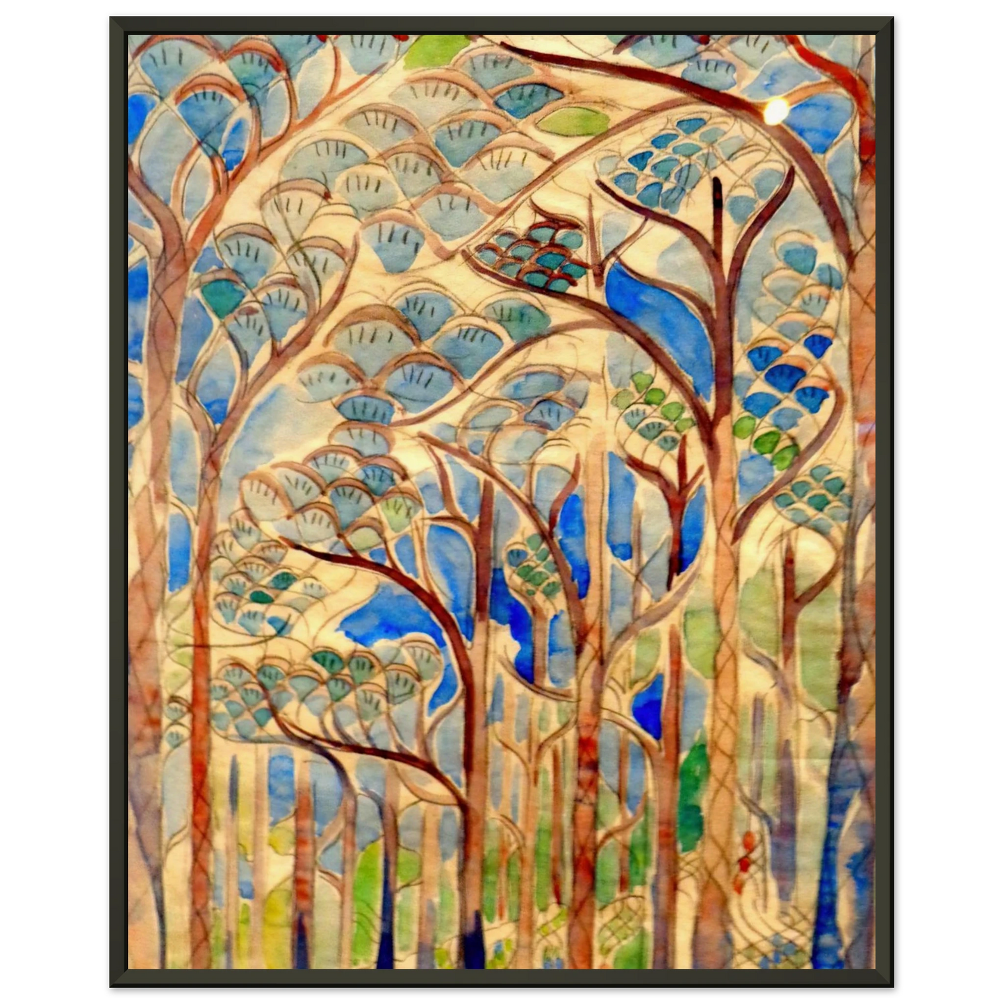 Walter Inglis Anderson Walter Anderson Framed Art Print - Aluminum Frame - 40x50 cm / 16x20 inches