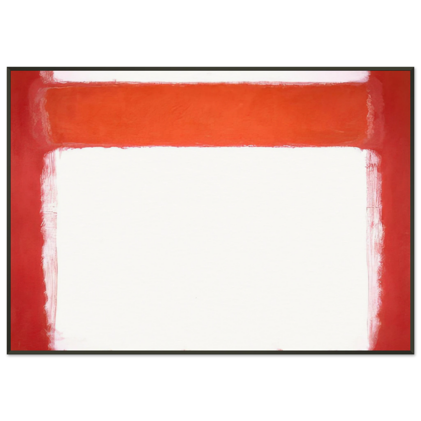 Mark Rothko No 16 1957 Framed Art Print - Aluminum Frame - 21x29.7 cm / 8x12"