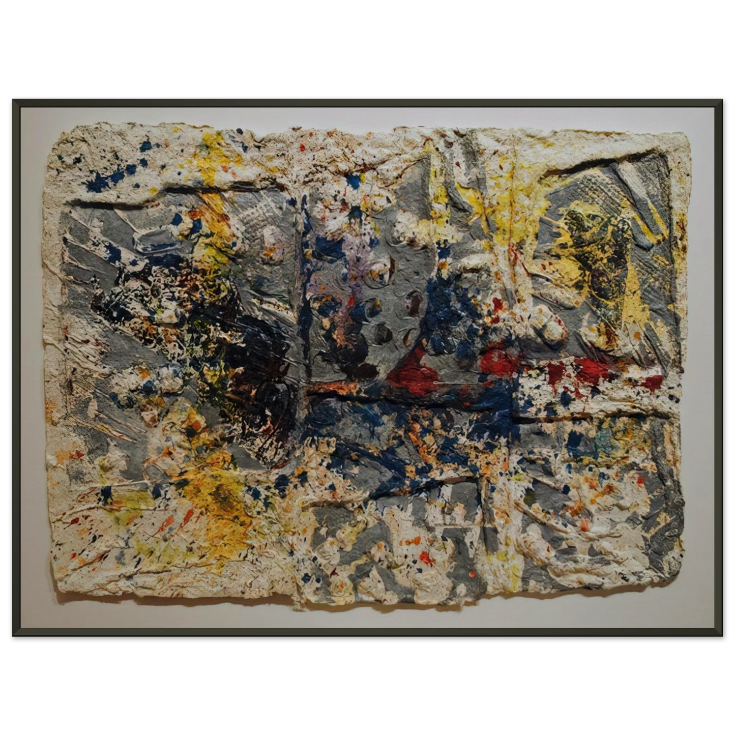 Sam Gilliam Elegy 2 Framed Art Print - Aluminum Frame - 40x50 cm / 16x20 inches