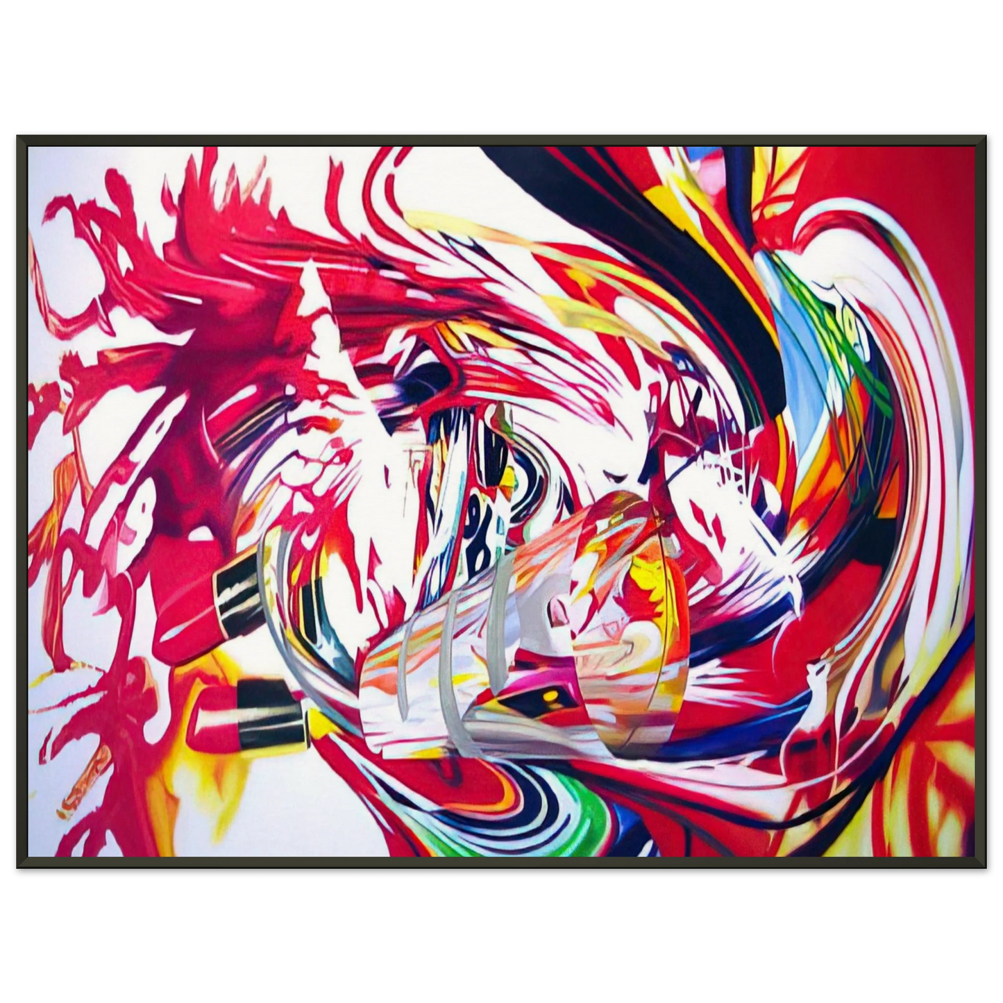 James Rosenquist Womens Intuition after Aspen Framed Art Print - Aluminum Frame - 70x100 cm / 28x40 inches