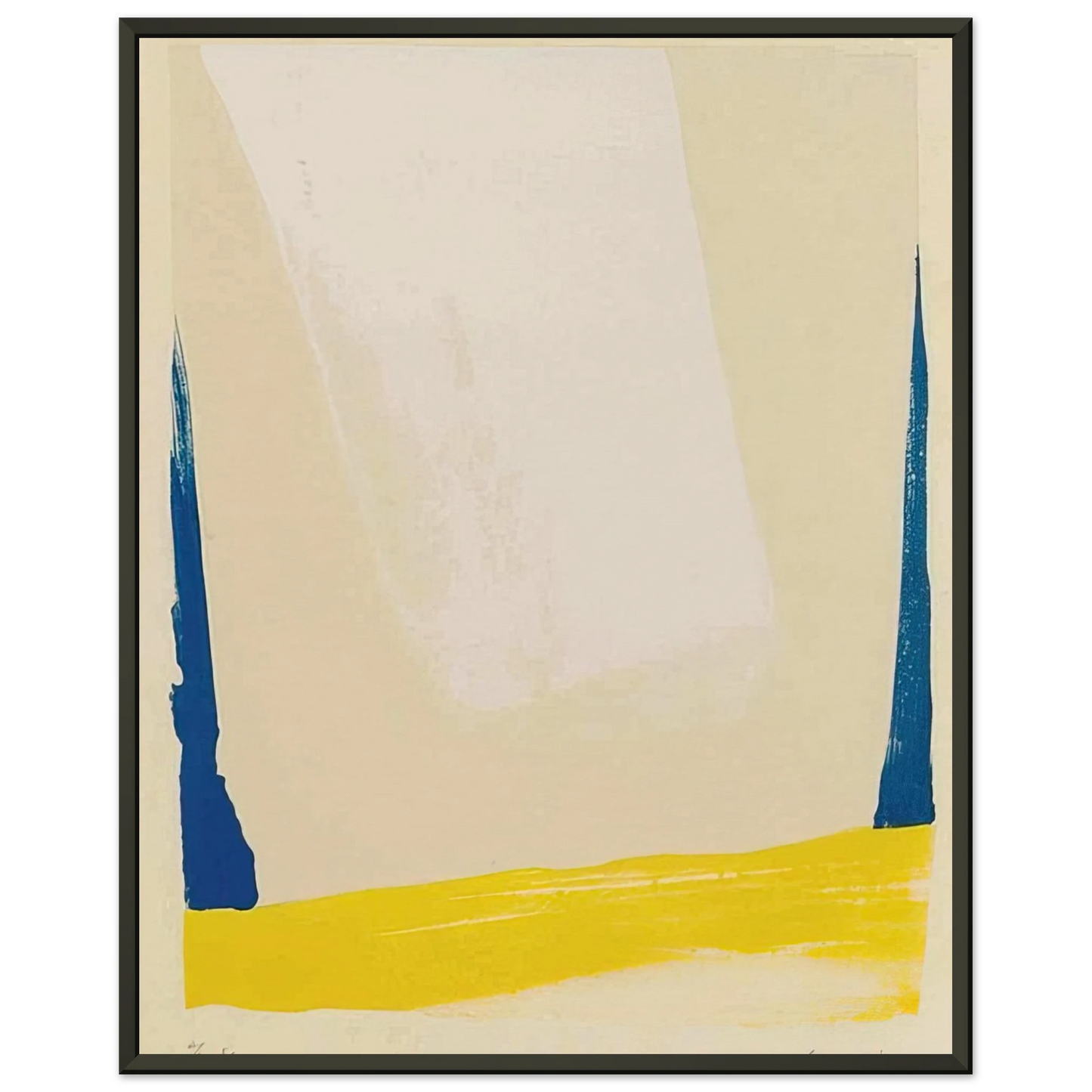Helen Frankenthaler White Portal 1967 Framed Art Print - Aluminum Frame - 60x80 cm / 24x32 inches
