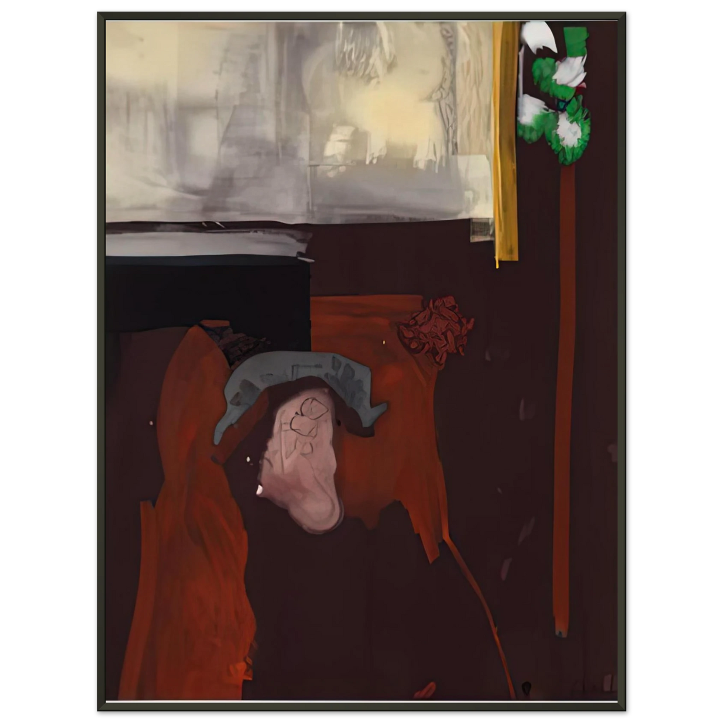Helen Frankenthaler The Widow of Fantin Latour 1988 Framed Art Print - Aluminum Frame - 60x80 cm / 24x32 inches