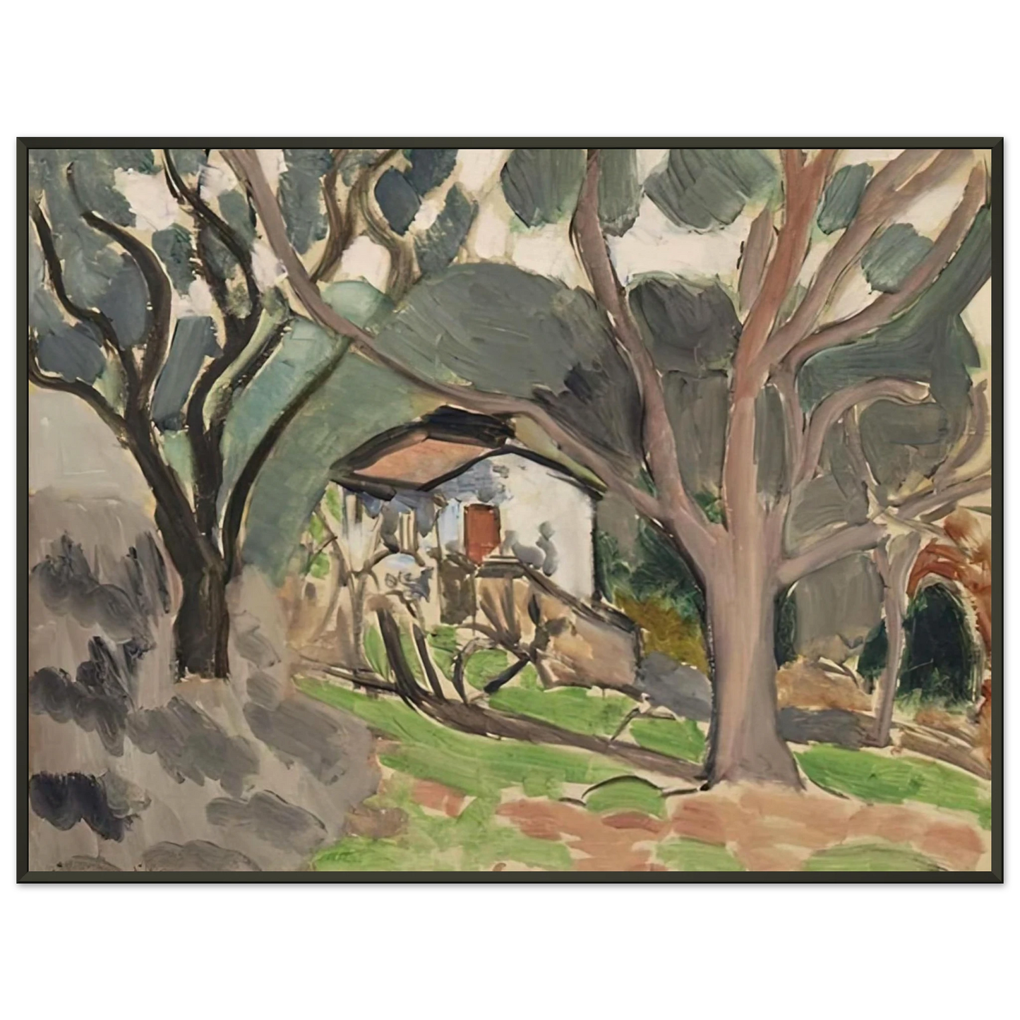 Henri Matisse LA MAISONNETTE 1919 Framed Art Print - Aluminum Frame - 60x80 cm / 24x32 inches