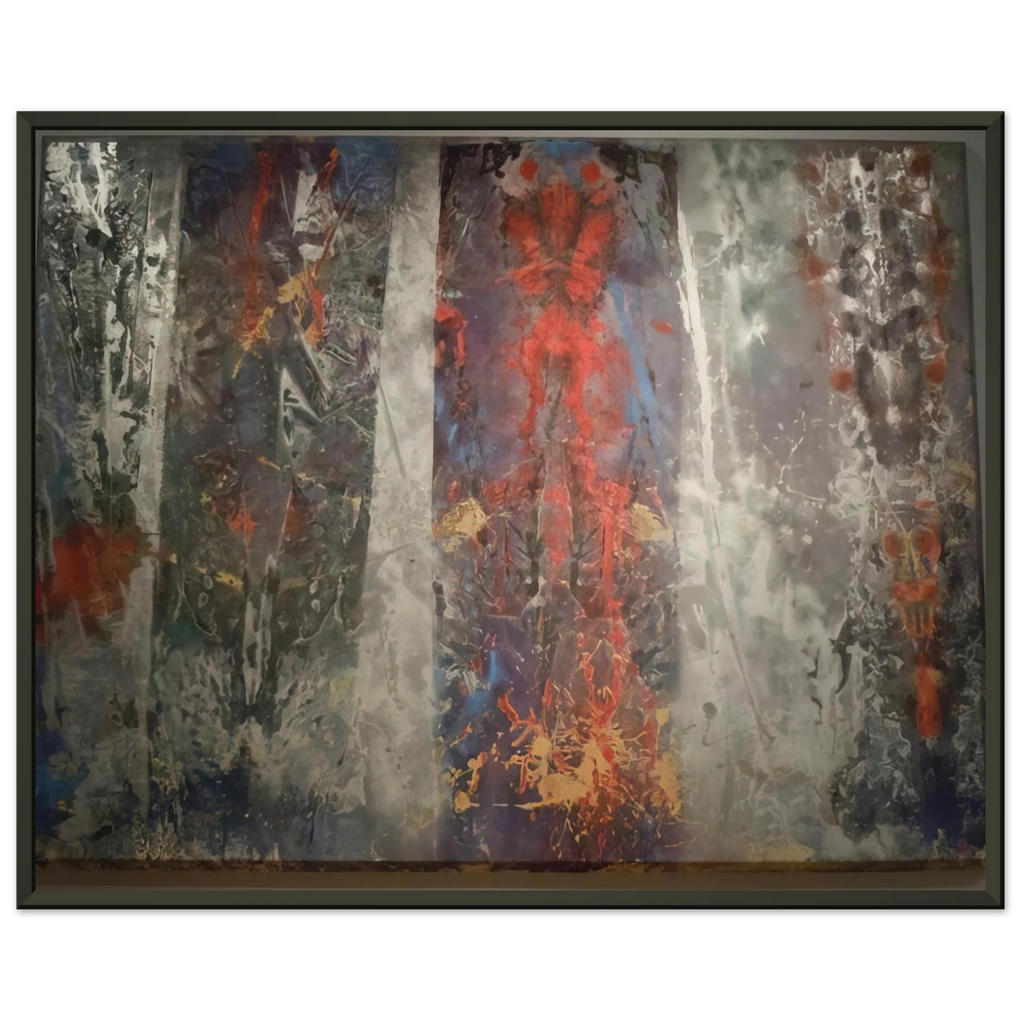 Sam Gilliam Restore Framed Art Print - Aluminum Frame - 40x50 cm / 16x20 inches