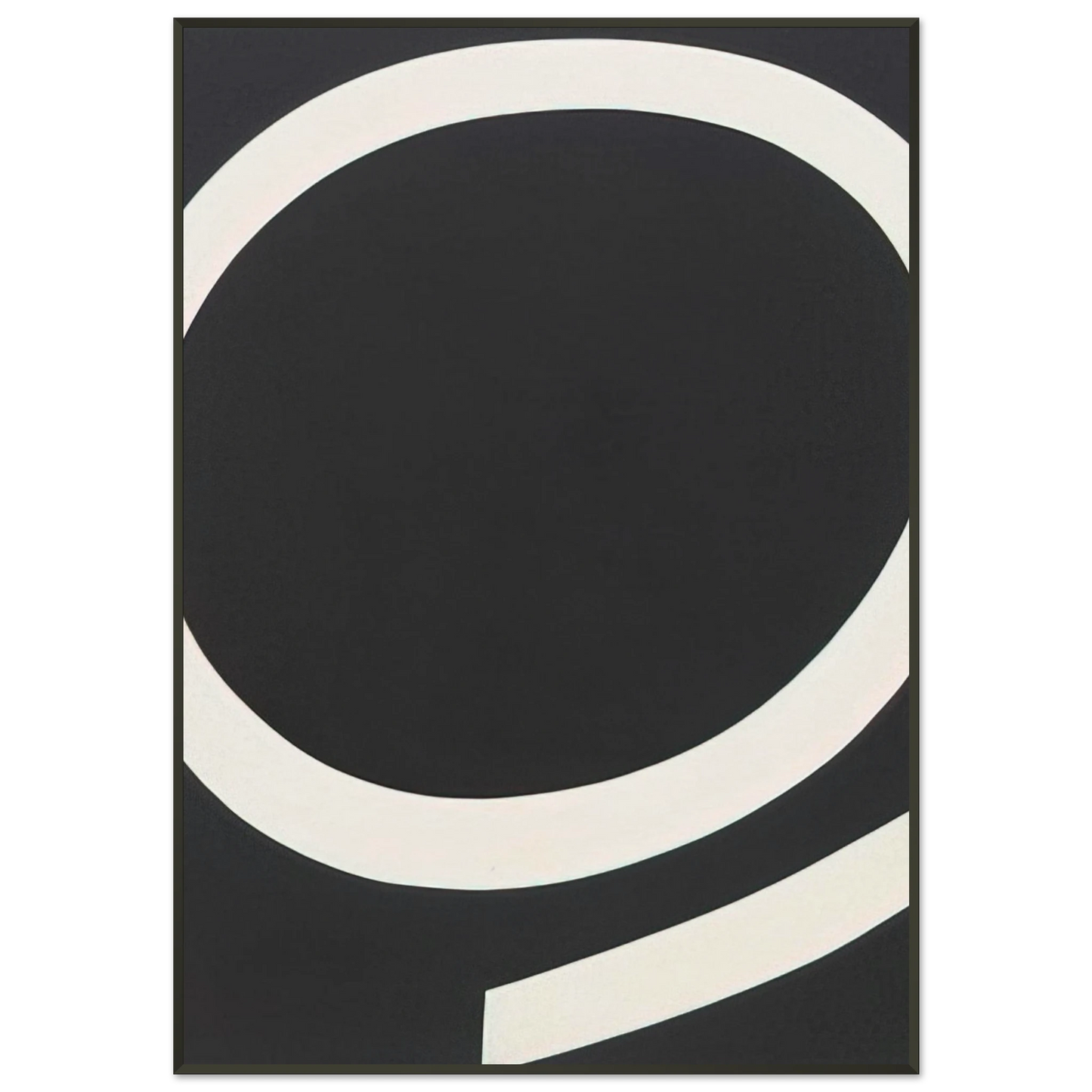 Ellsworth Kelly Running White Framed Art Print - Aluminum Frame - 21x29.7 cm / 8x12"