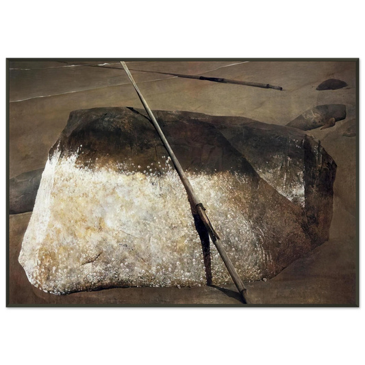 Andrew Wyeth  NOT DETECTED 38 Framed Art Print  - Aluminum Frame - 21x29.7 cm / 8x12"