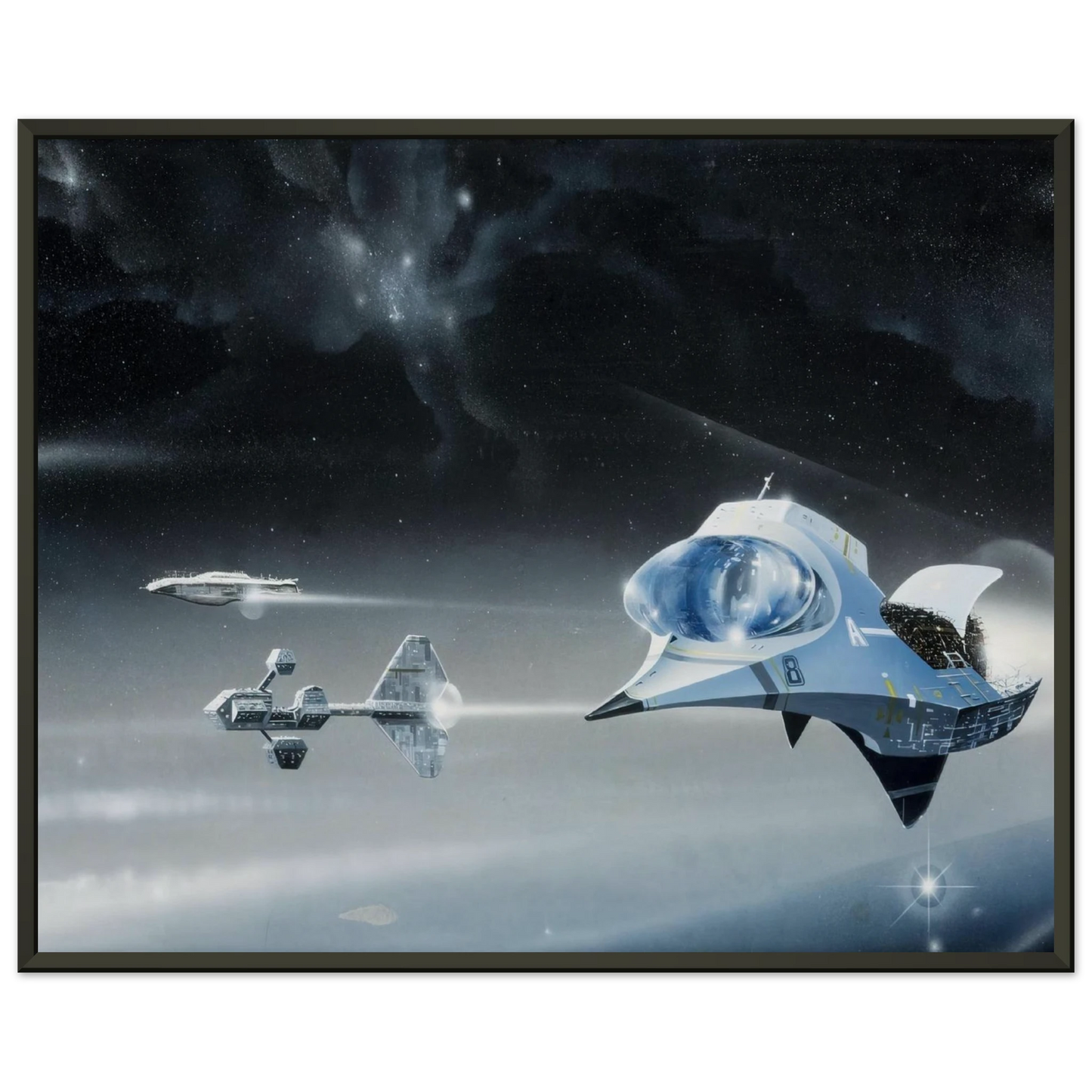Chris Foss Chris Foss Framed Art Print - Aluminum Frame - 40x50 cm / 16x20 inches