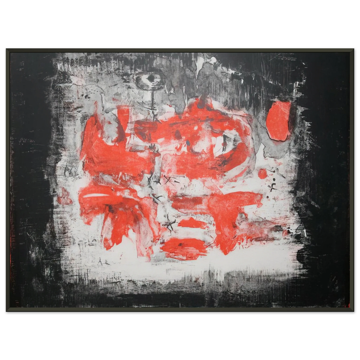 Zao WouKi UNTITLED 1956 1 Framed Art Print - Aluminum Frame - 60x80 cm / 24x32 inches