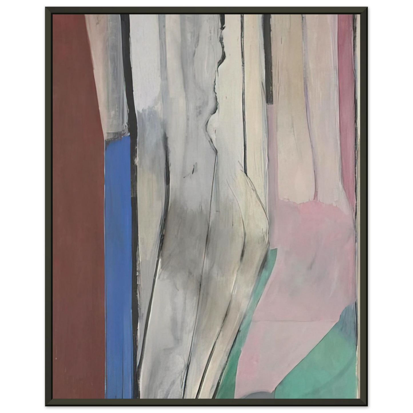Richard Diebenkorn Ocean Park 6 Framed Art Print - Aluminum Frame - 40x50 cm / 16x20 inches
