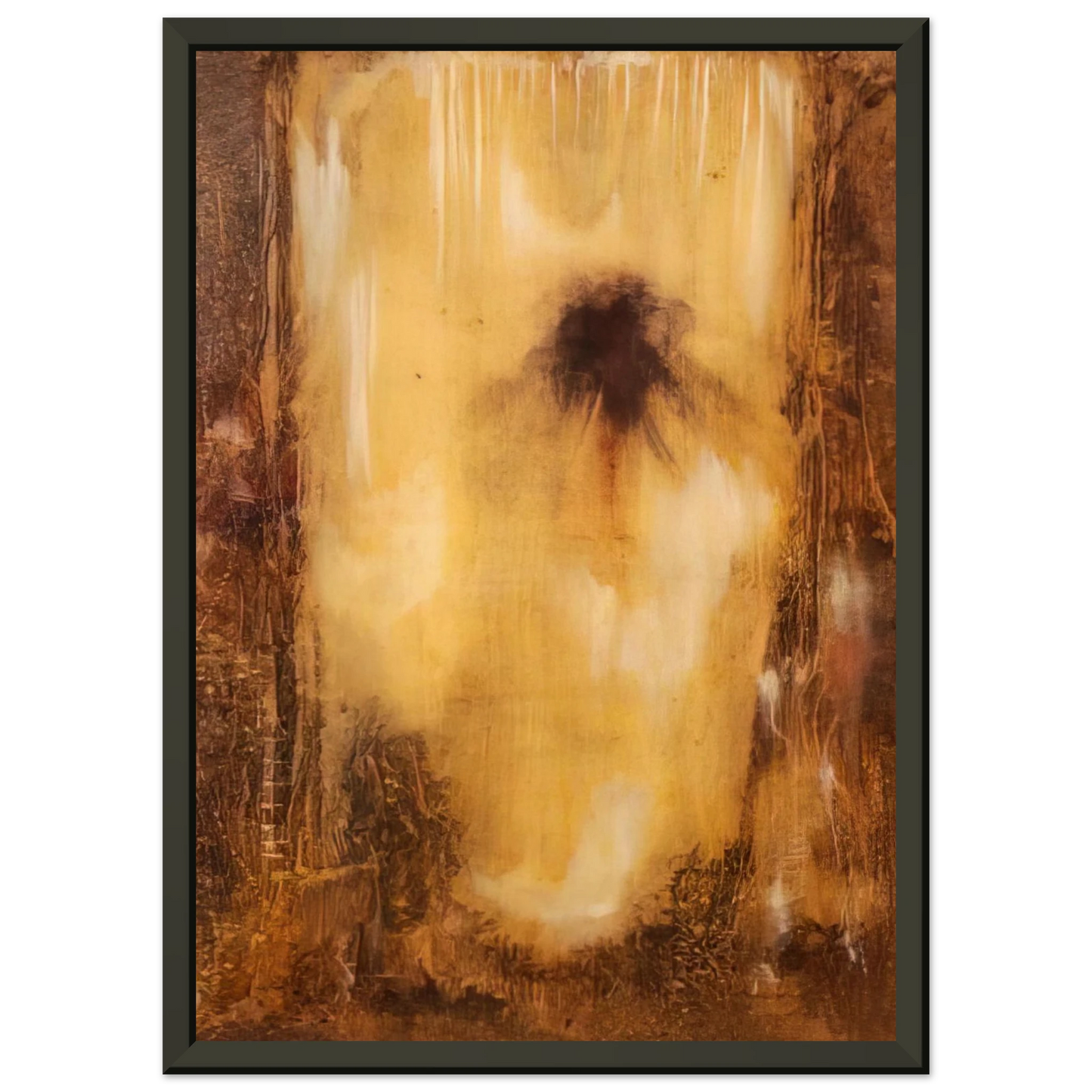 Paul Jenkins  Homage of Melville Framed Art Print  - Aluminum Frame - 70x100 cm / 28x40 inches