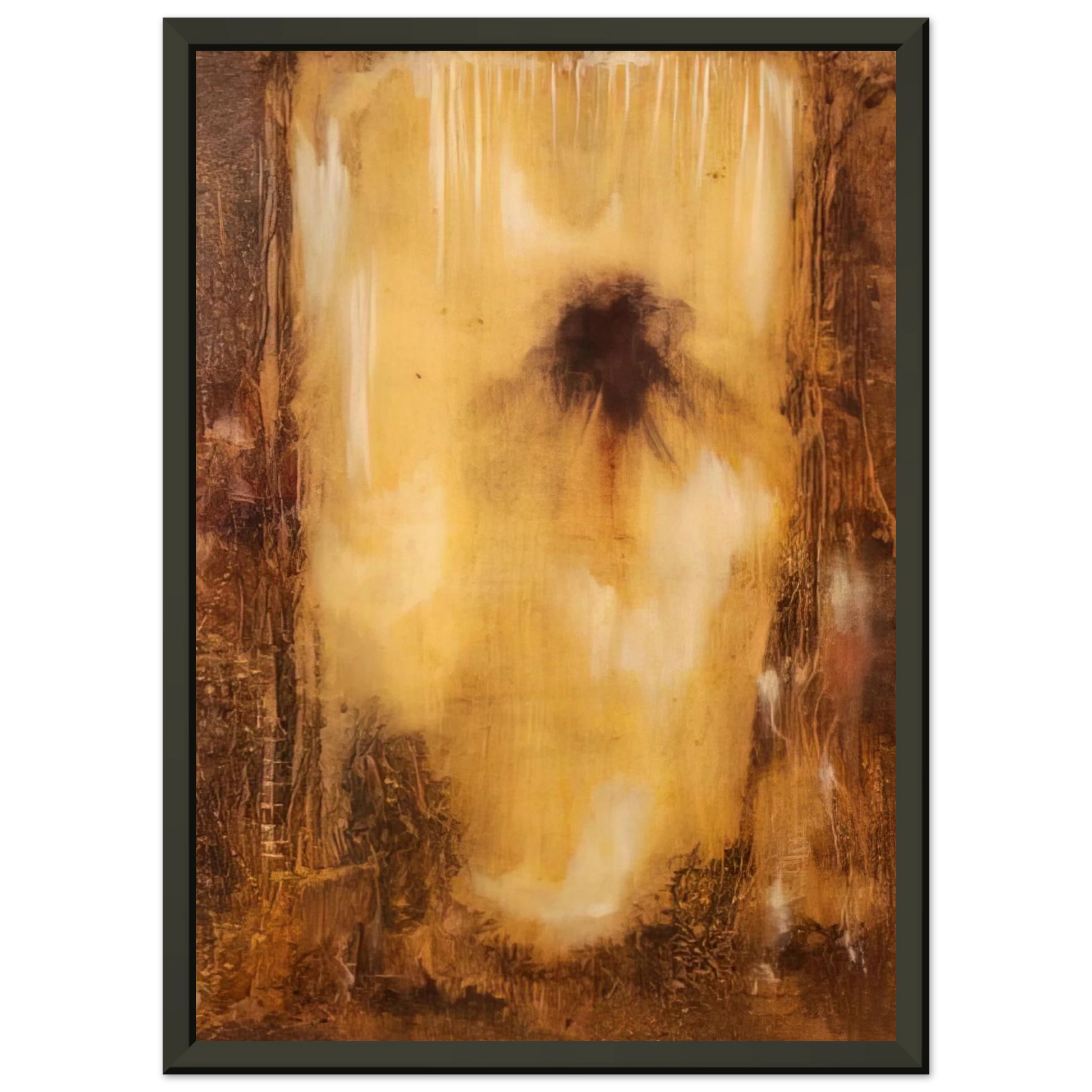Paul Jenkins  Homage of Melville Framed Art Print  - Aluminum Frame - 70x100 cm / 28x40 inches