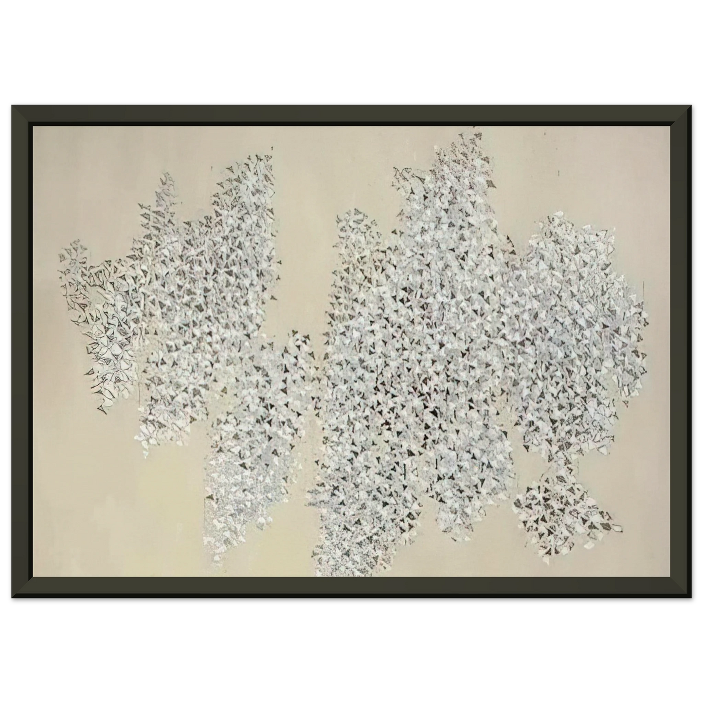 Robert Goodnough Shapes Movement H 1984 Framed Art Print - Aluminum Frame - 70x100 cm / 28x40 inches