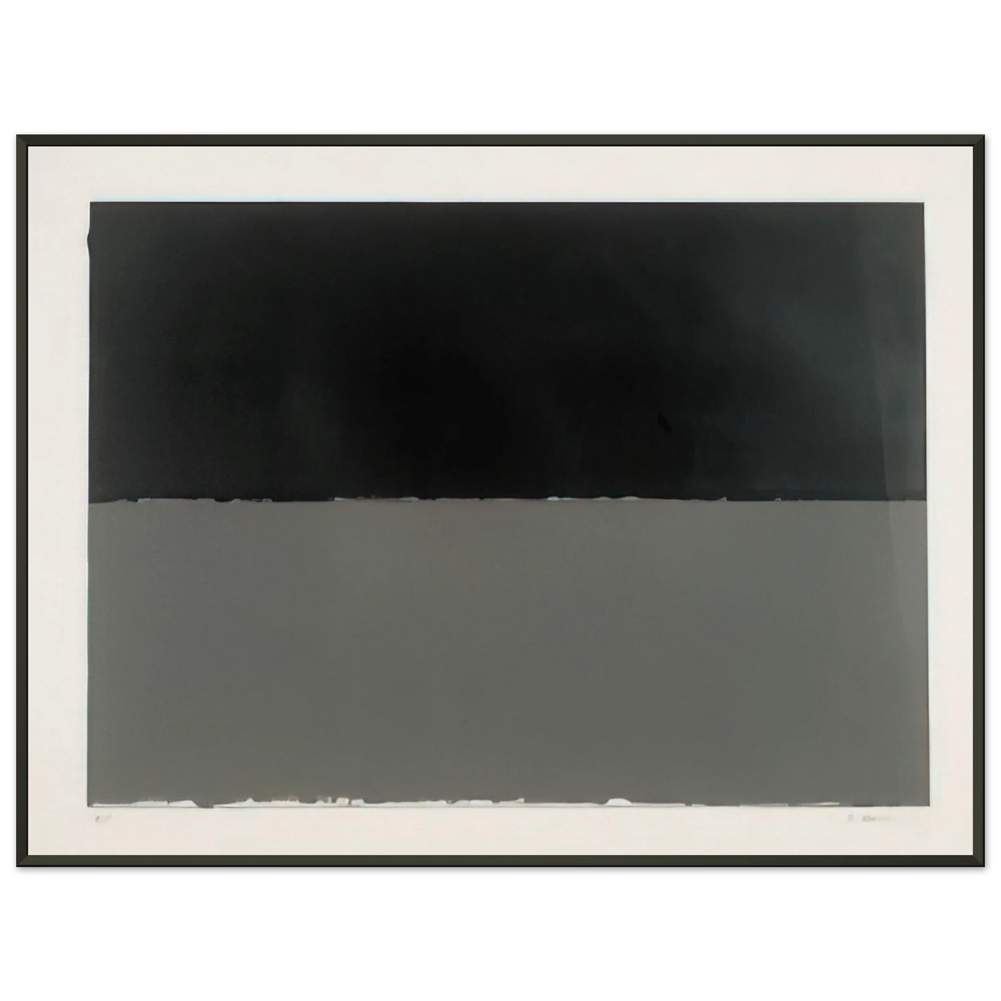 Brice Marden Gulf from New York Ten Lewison 16 Minimalism Framed Art Print - Aluminum Frame - 70x100 cm / 28x40 inches