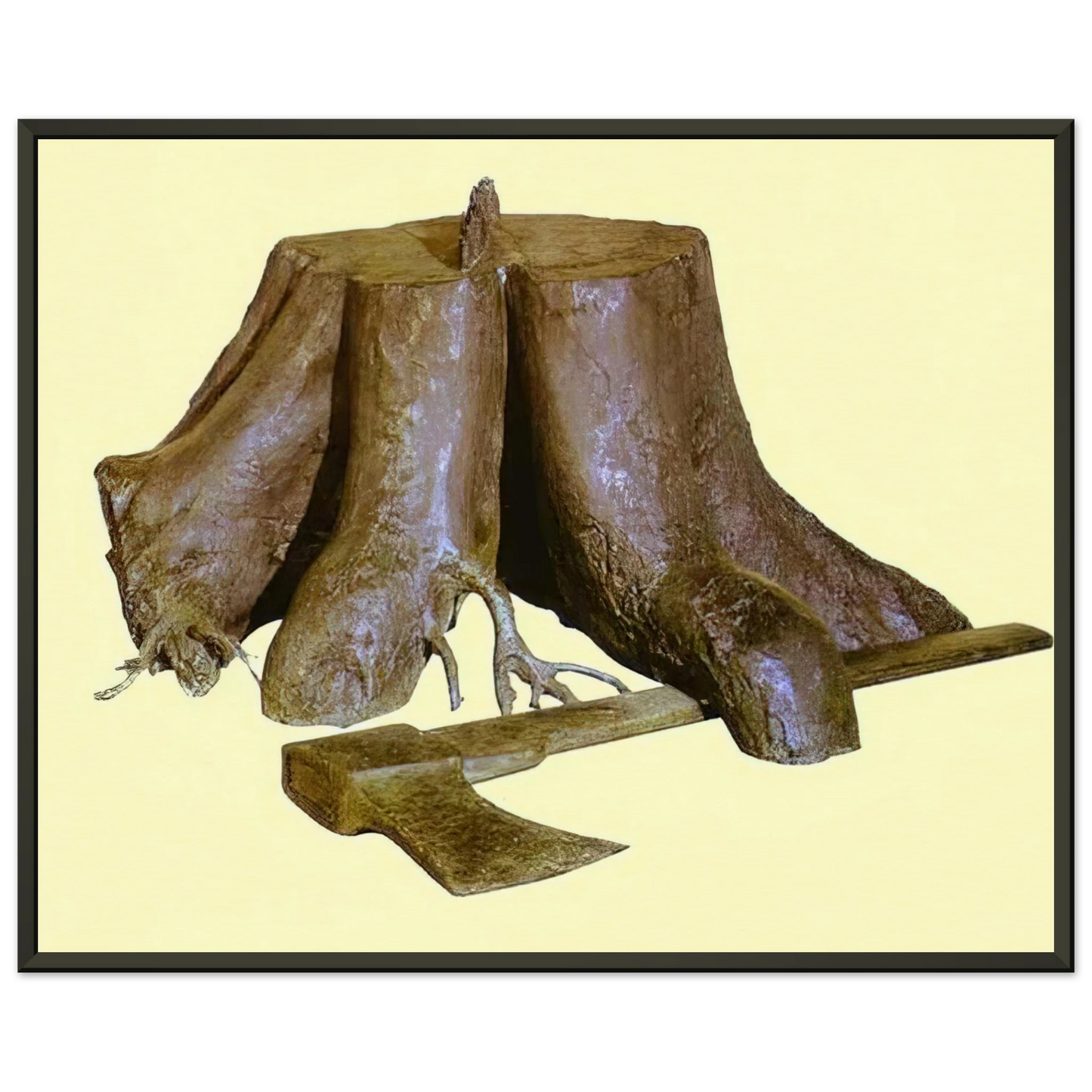 Rene Magritte THE LABOURS OF ALEXANDER 1967 Framed Art Print - Aluminum Frame - 60x80 cm / 24x32 inches