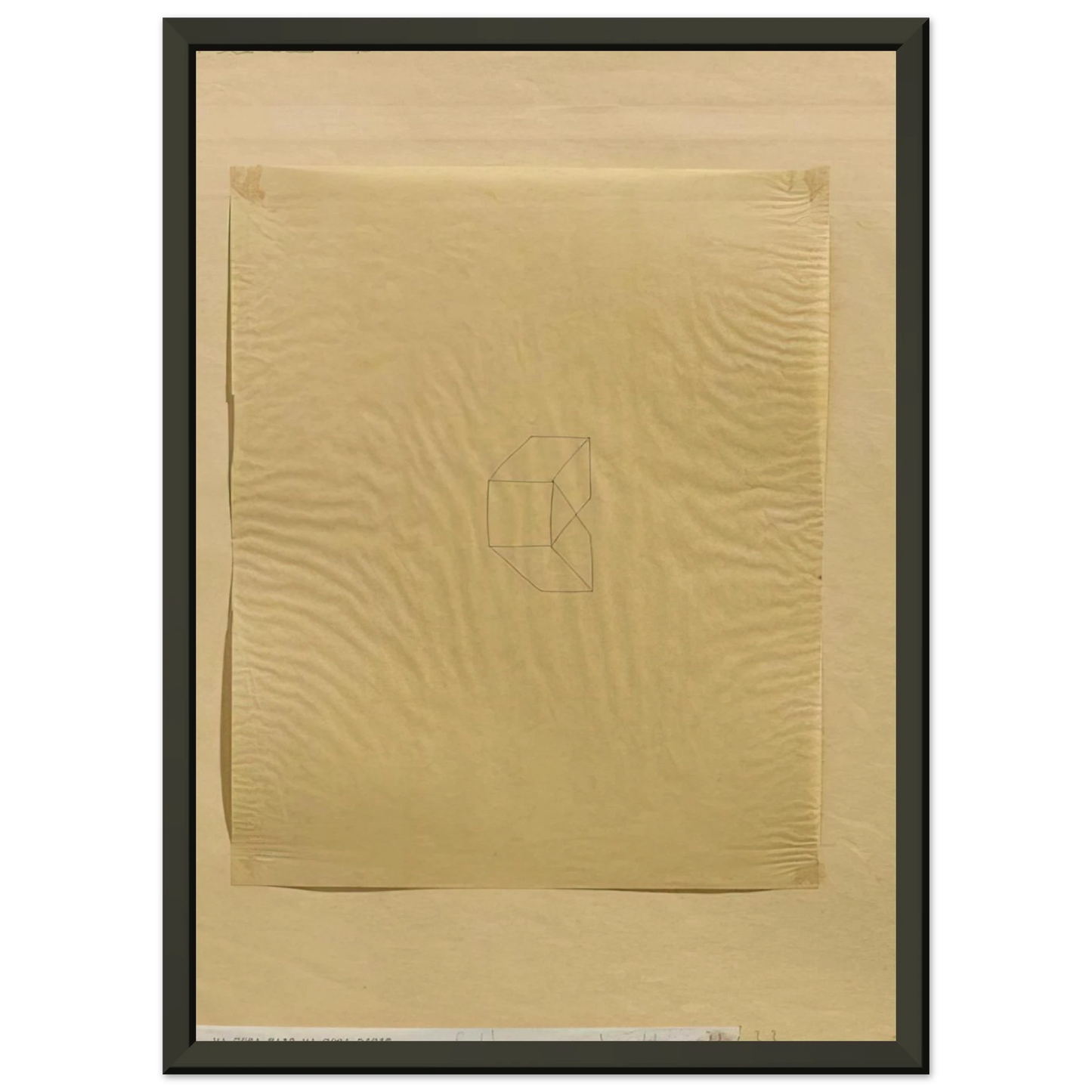 Alighiero Boetti MA COSA FAI MA COSA DICI 1972 Framed Art Print - Aluminum Frame - 60x80 cm / 24x32 inches