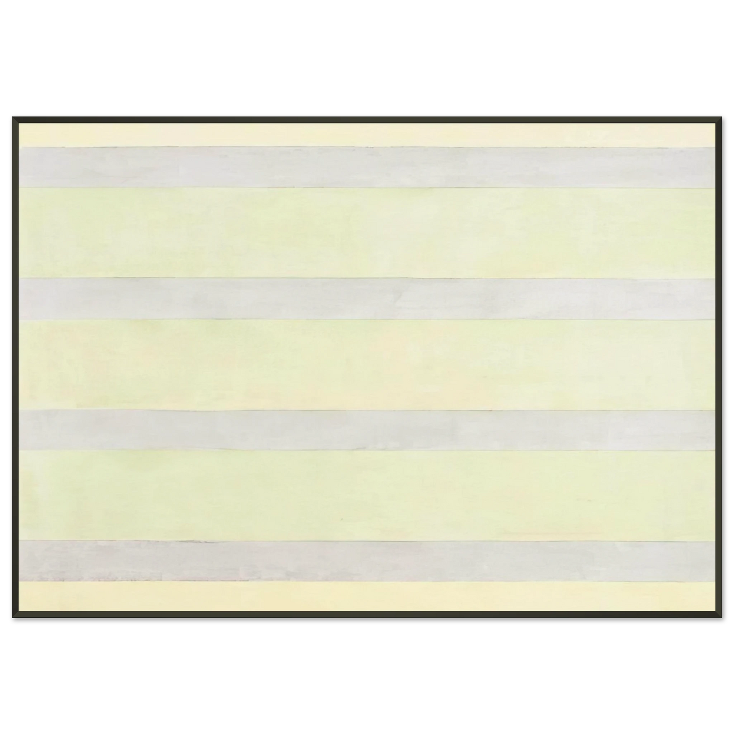 Agnes Martin Untitled 11 Framed Art Print - Aluminum Frame - 21x29.7 cm / 8x12"