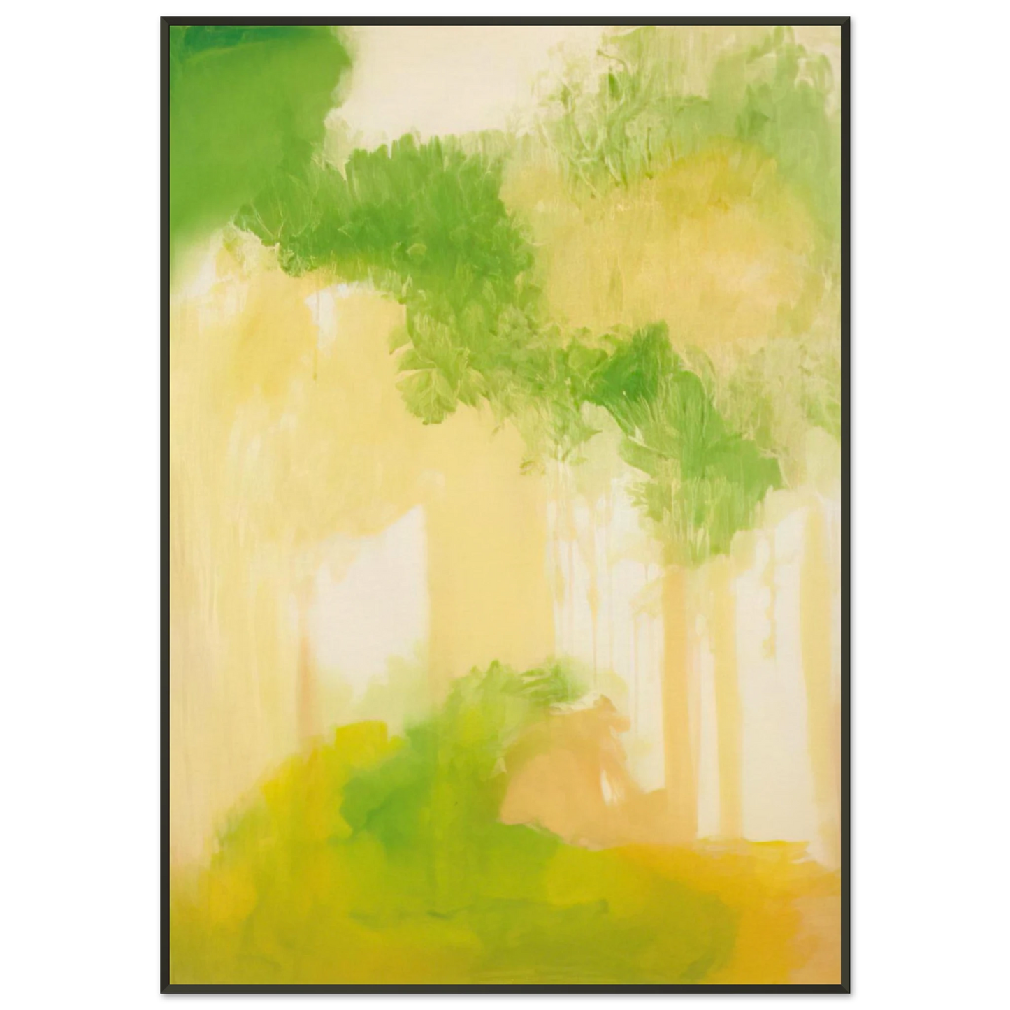 Esteban Vicente UNTITLED 2000 Framed Art Print - Aluminum Frame - 21x29.7 cm / 8x12"