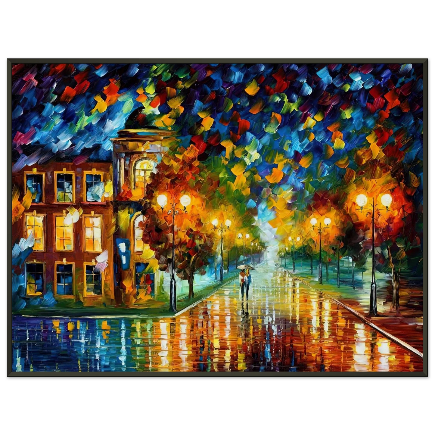 Leonid Afremov Leonid Afremov Framed Art Print - Aluminum Frame - 60x80 cm / 24x32 inches