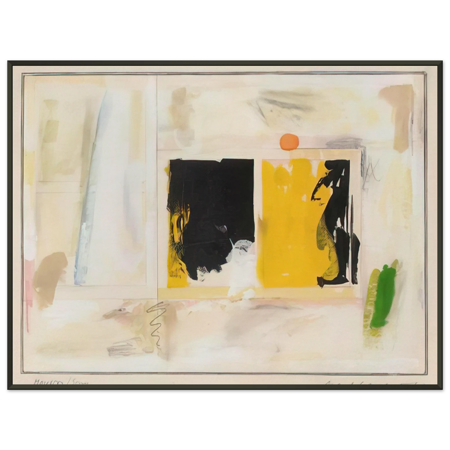 Mark Lancaster HoustonSony Abstract Expressionism Framed Art Print - Aluminum Frame - 70x100 cm / 28x40 inches