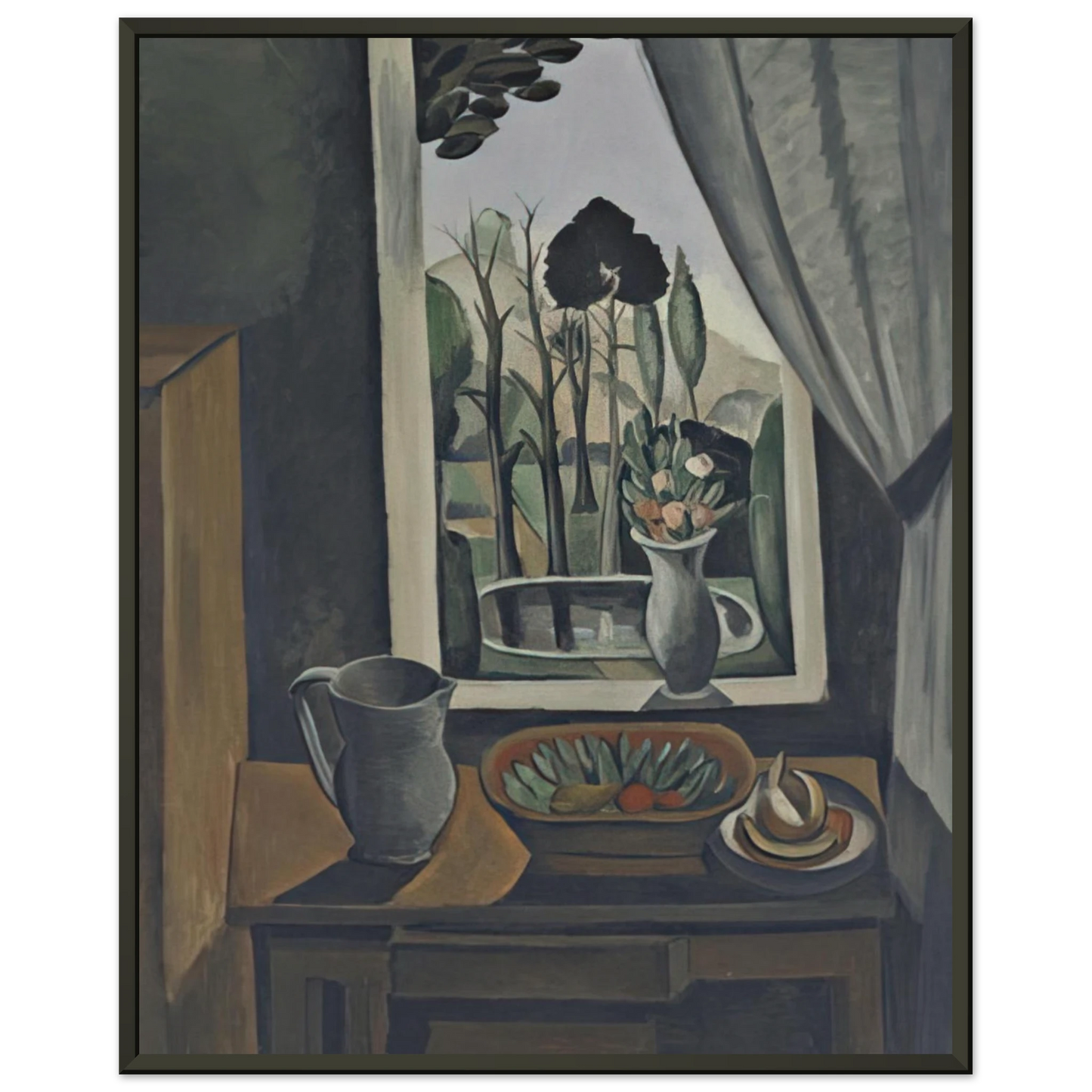 Andre Derain WINDOW AT VERS 1912 Framed Art Print - Aluminum Frame - 60x80 cm / 24x32 inches