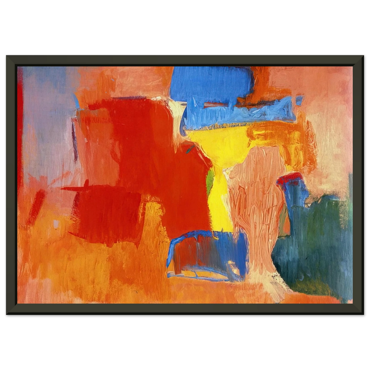 Esteban Vicente UNTITLED 1959 Framed Art Print - Aluminum Frame - 40x50 cm / 16x20 inches