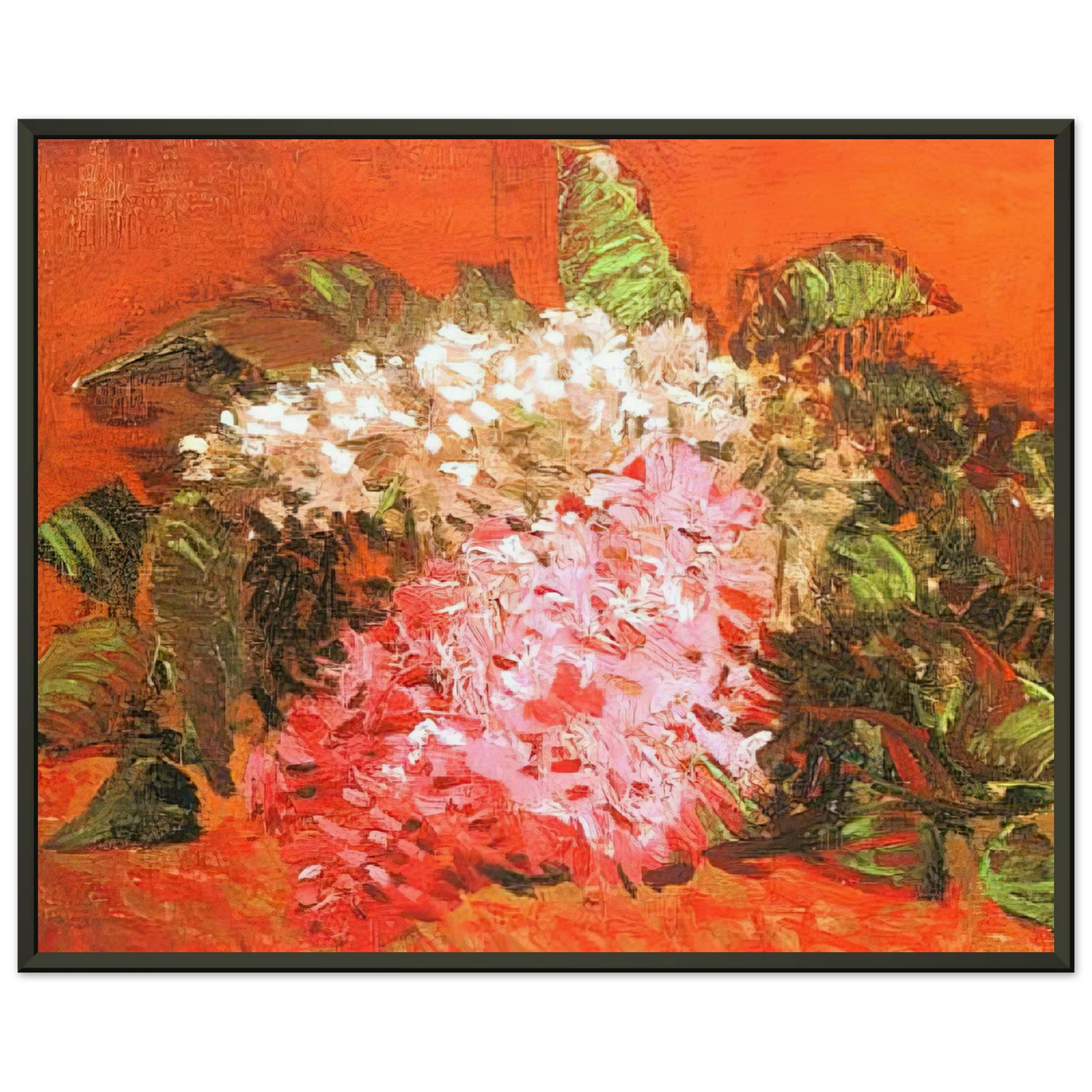 Vincent van Gogh Lilacs Framed Art Print - Aluminum Frame - 40x50 cm / 16x20 inches