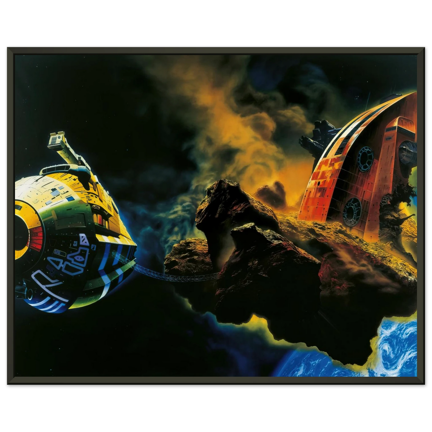 Chris Foss Chris Foss Framed Art Print - Aluminum Frame - 40x50 cm / 16x20 inches