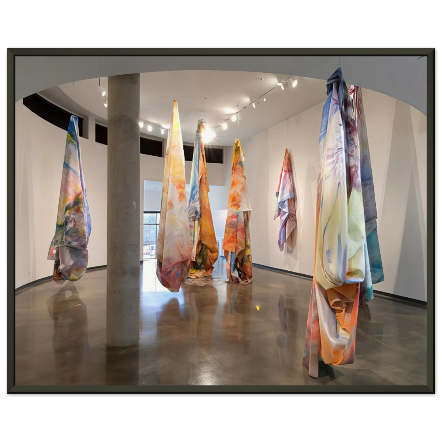 Sam Gilliam Close to Trees Framed Art Print - Aluminum Frame - 40x50 cm / 16x20 inches