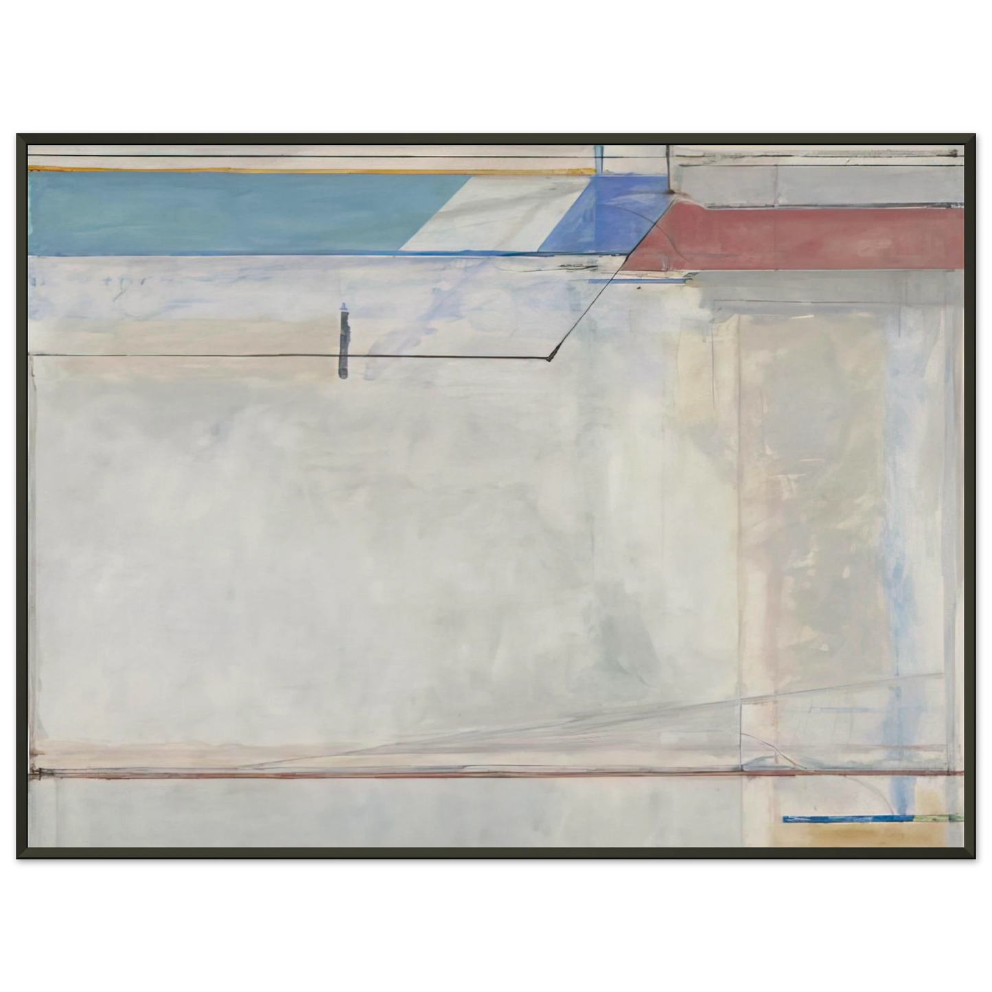 Richard Diebenkorn Ocean Park 63 Framed Art Print - Aluminum Frame - 60x80 cm / 24x32 inches