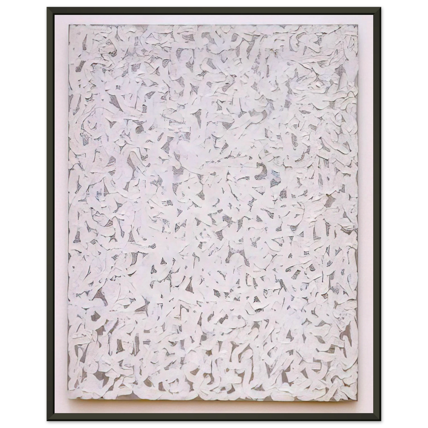 Robert Ryman Points Framed Art Print - Aluminum Frame - 40x50 cm / 16x20 inches