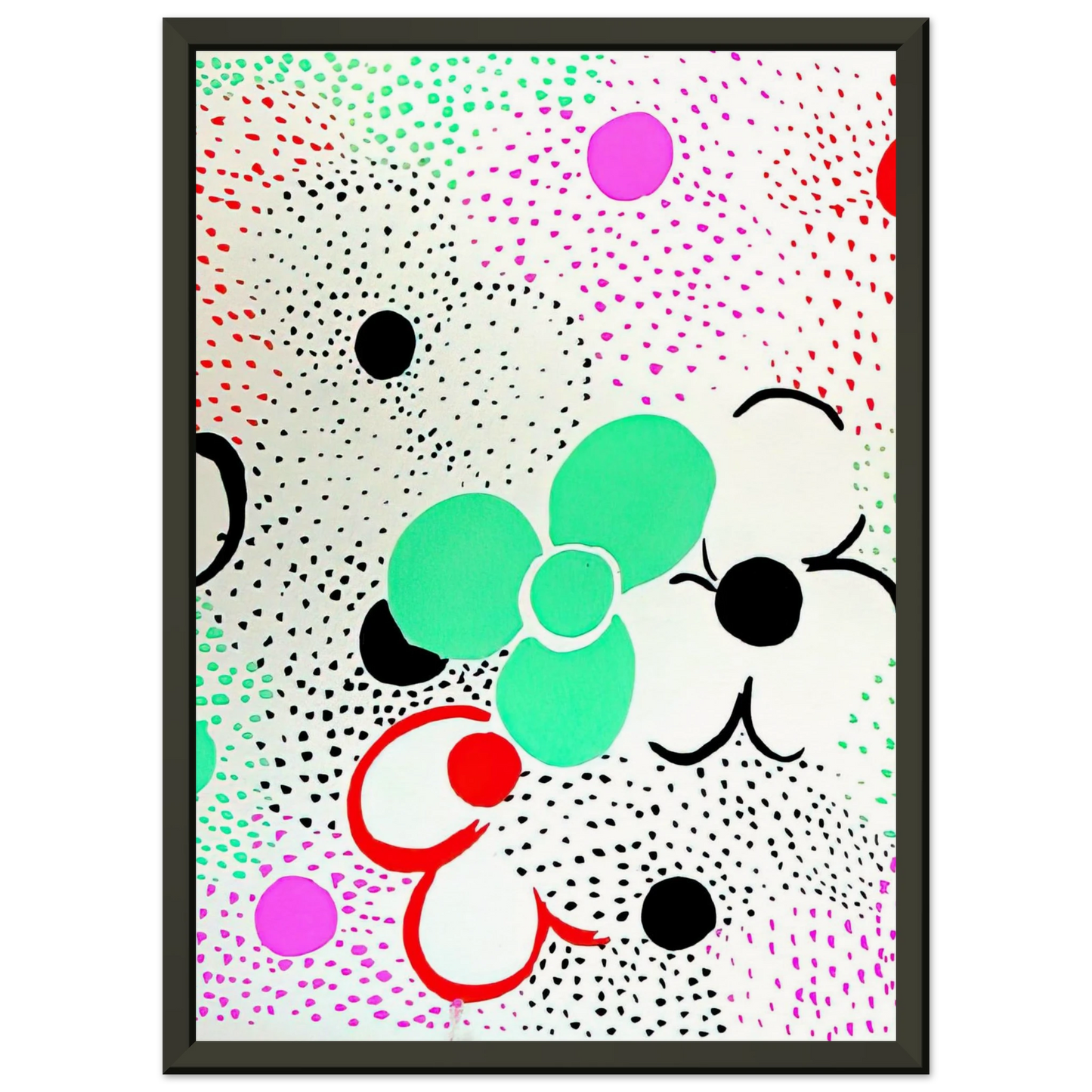 Sonia Delaunay COMPOSITION 12 Framed Art Print - Aluminum Frame - 40x50 cm / 16x20 inches