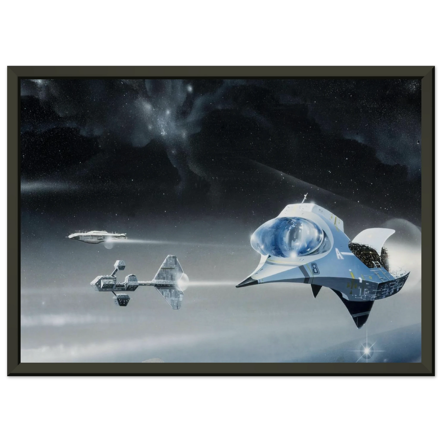 Chris Foss Chris Foss Framed Art Print - Aluminum Frame - 60x80 cm / 24x32 inches