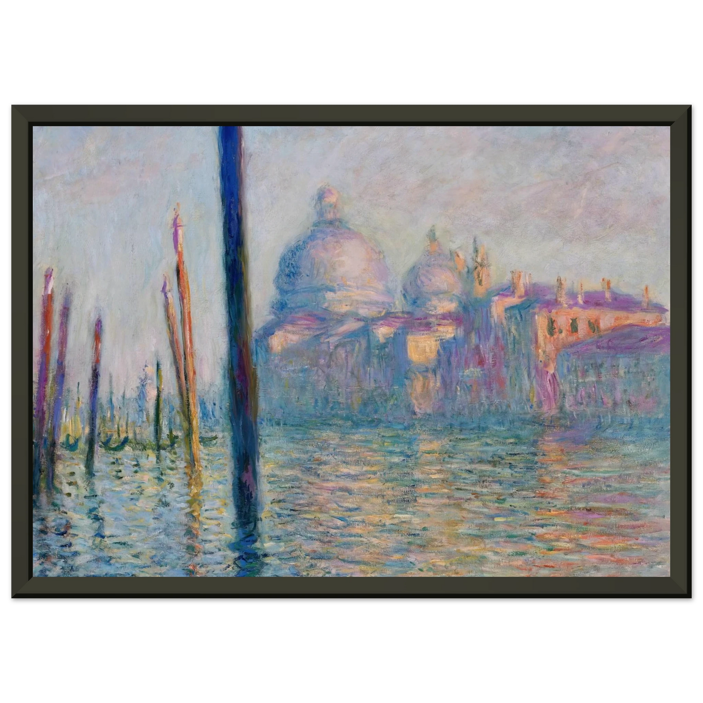 claude monet The Grand Canal in Venice 01 Framed Art Print - Aluminum Frame - 60x80 cm / 24x32 inches