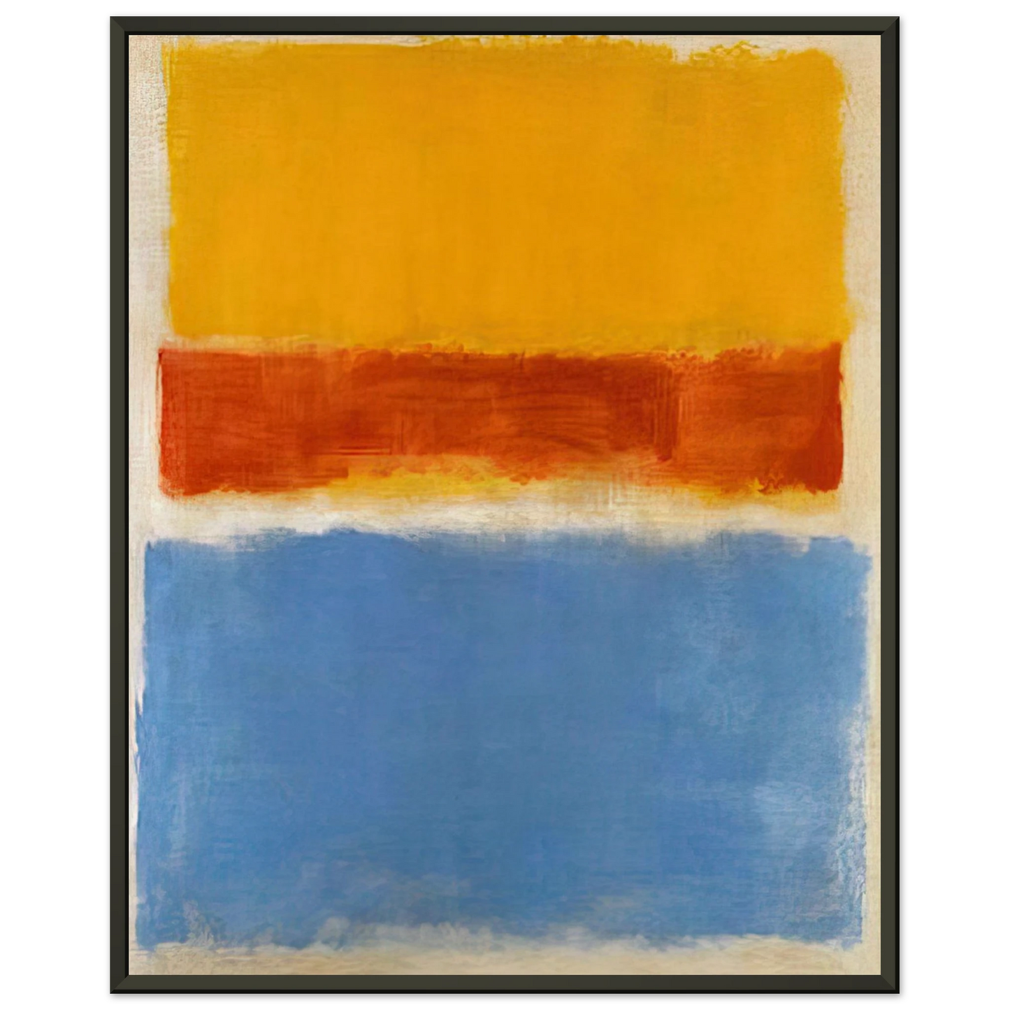 Mark Rothko Untitled Yellow Red and Blue 1953 Framed Art Print - Aluminum Frame - 40x50 cm / 16x20 inches