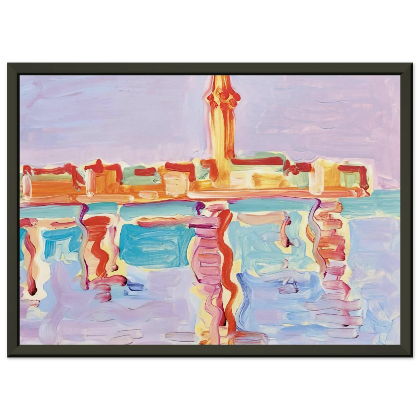 Charles Lapicque Untitled 1955 Framed Art Print - Aluminum Frame - 60x80 cm / 24x32 inches