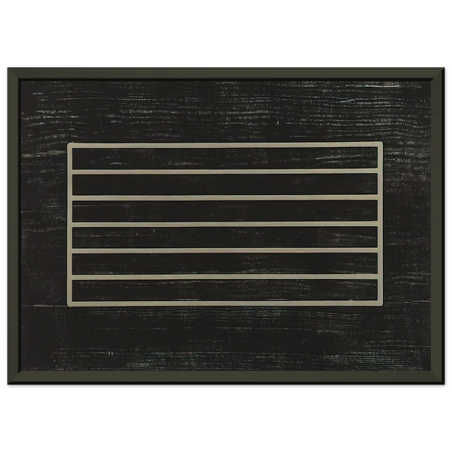 Donald Judd Untitled Minimalism Framed Art Print - Aluminum Frame - 60x80 cm / 24x32 inches