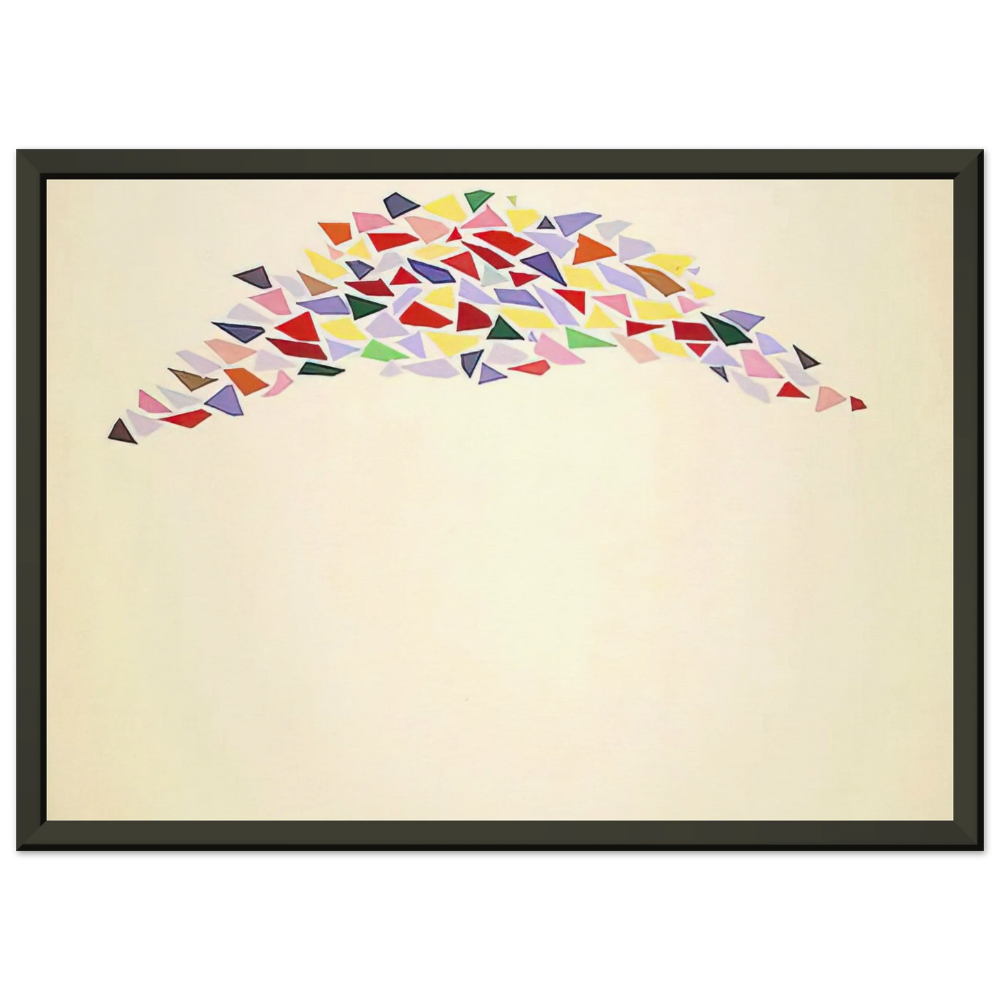 Robert Goodnough Texas Arch I PostPainterly Abstraction Framed Art Print - Aluminum Frame - 70x100 cm / 28x40 inches