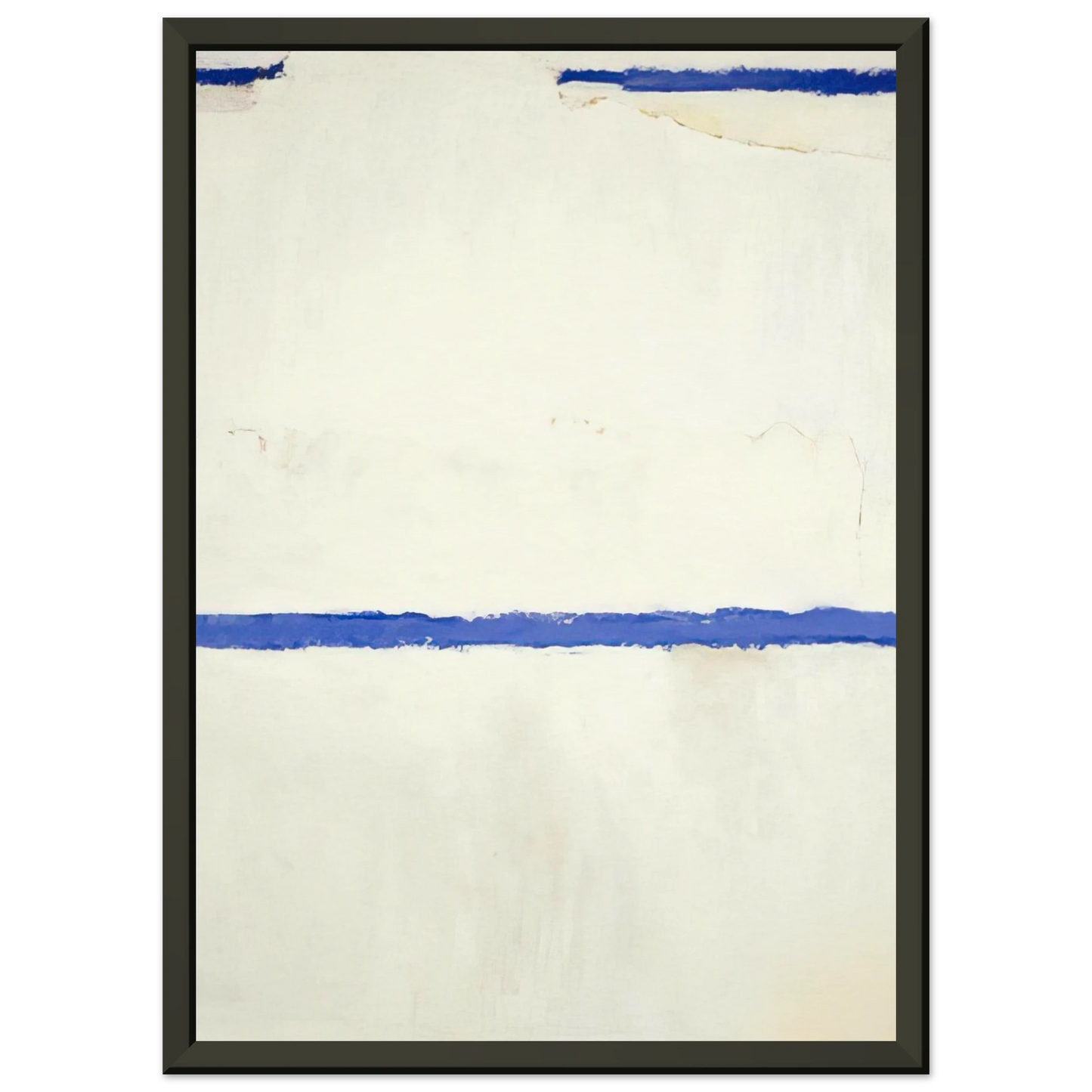 Theodoros Stamos White SunMound 1963 Framed Art Print - Aluminum Frame - 40x50 cm / 16x20 inches