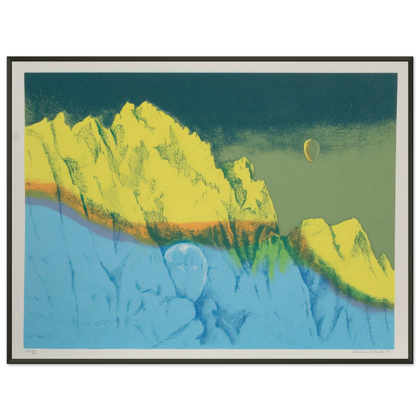 Clarence Holbrook Carter Pilgrimage 4 1977 Framed Art Print - Aluminum Frame - 60x80 cm / 24x32 inches
