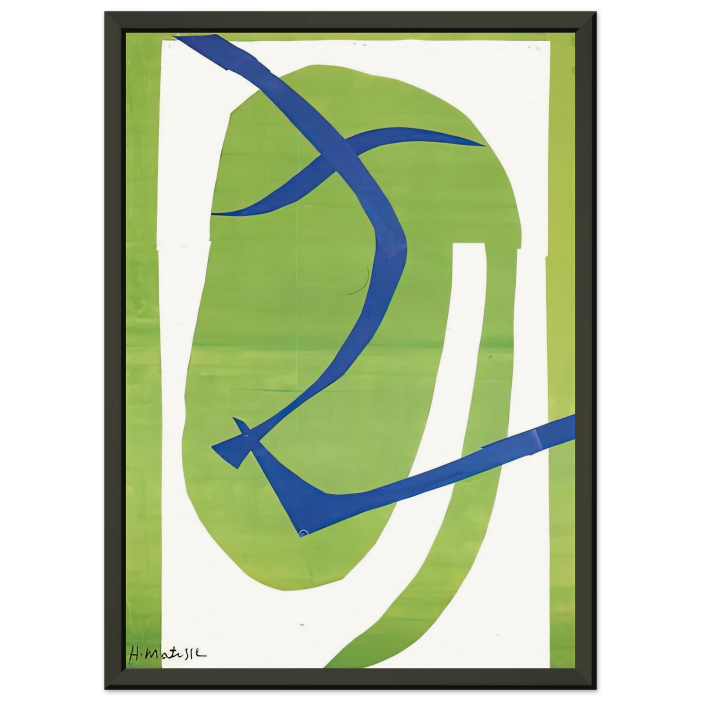 Henri Matisse JAPANESE MASK 1950 Framed Art Print - Aluminum Frame - 40x50 cm / 16x20 inches
