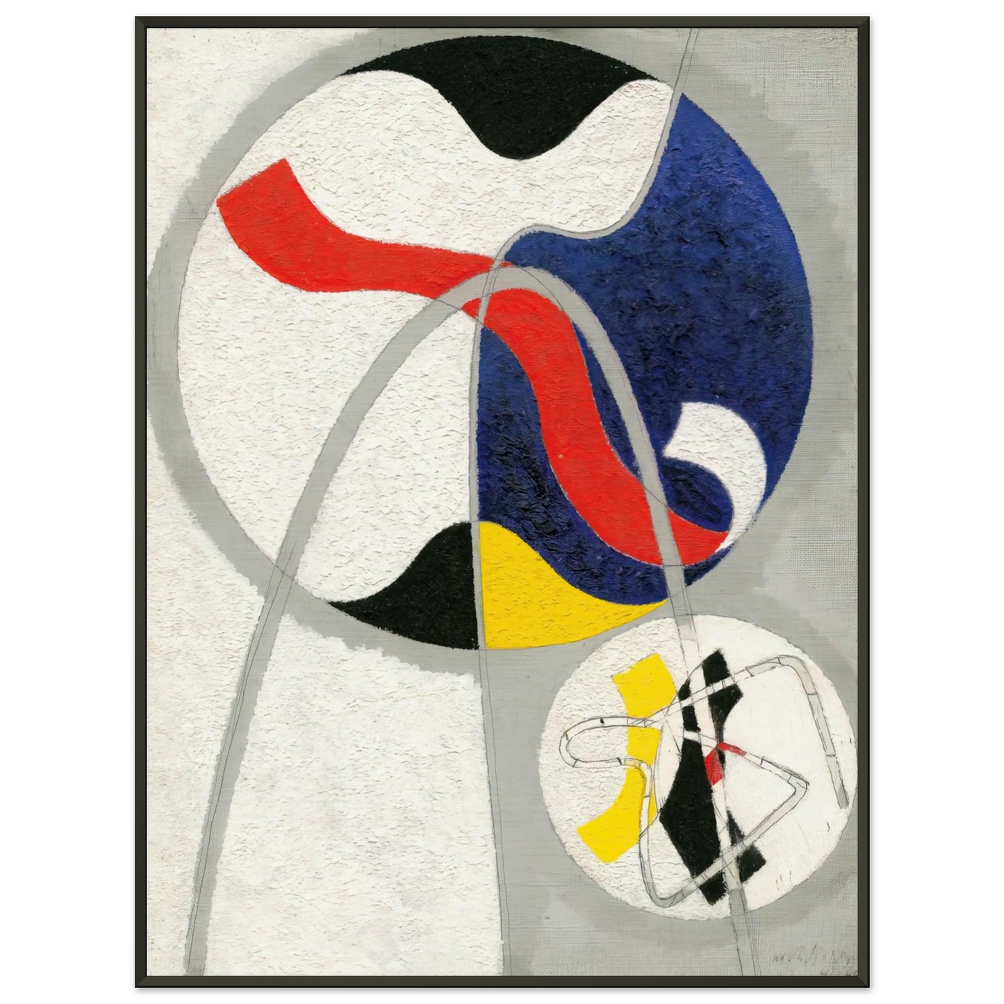 Laszlo MoholyNagy Project for the sculpture Bennett Framed Art Print - Aluminum Frame - 70x100 cm / 28x40 inches