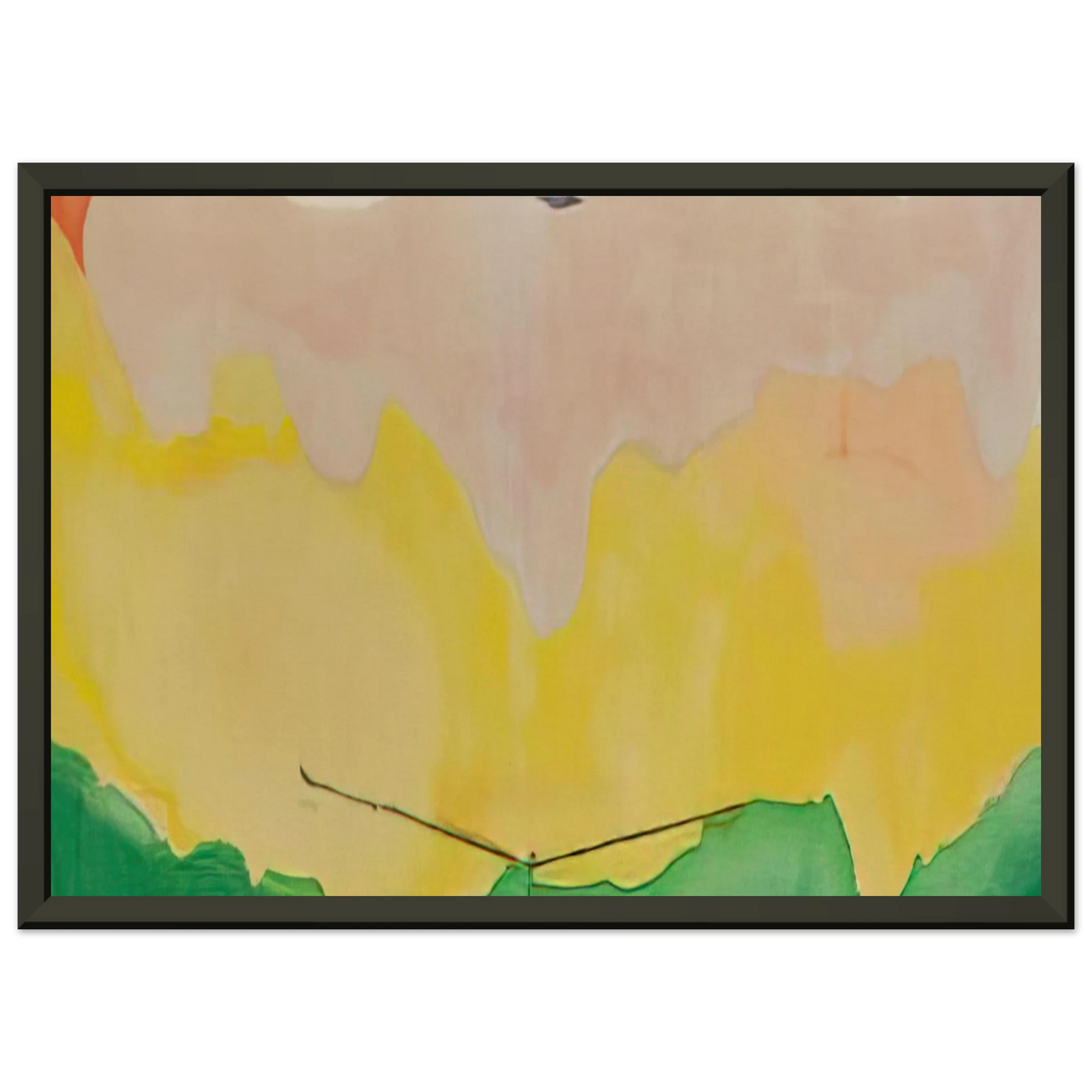 Helen Frankenthaler  Boulevard  1973 Framed Art Print  - Aluminum Frame - 40x50 cm / 16x20 inches