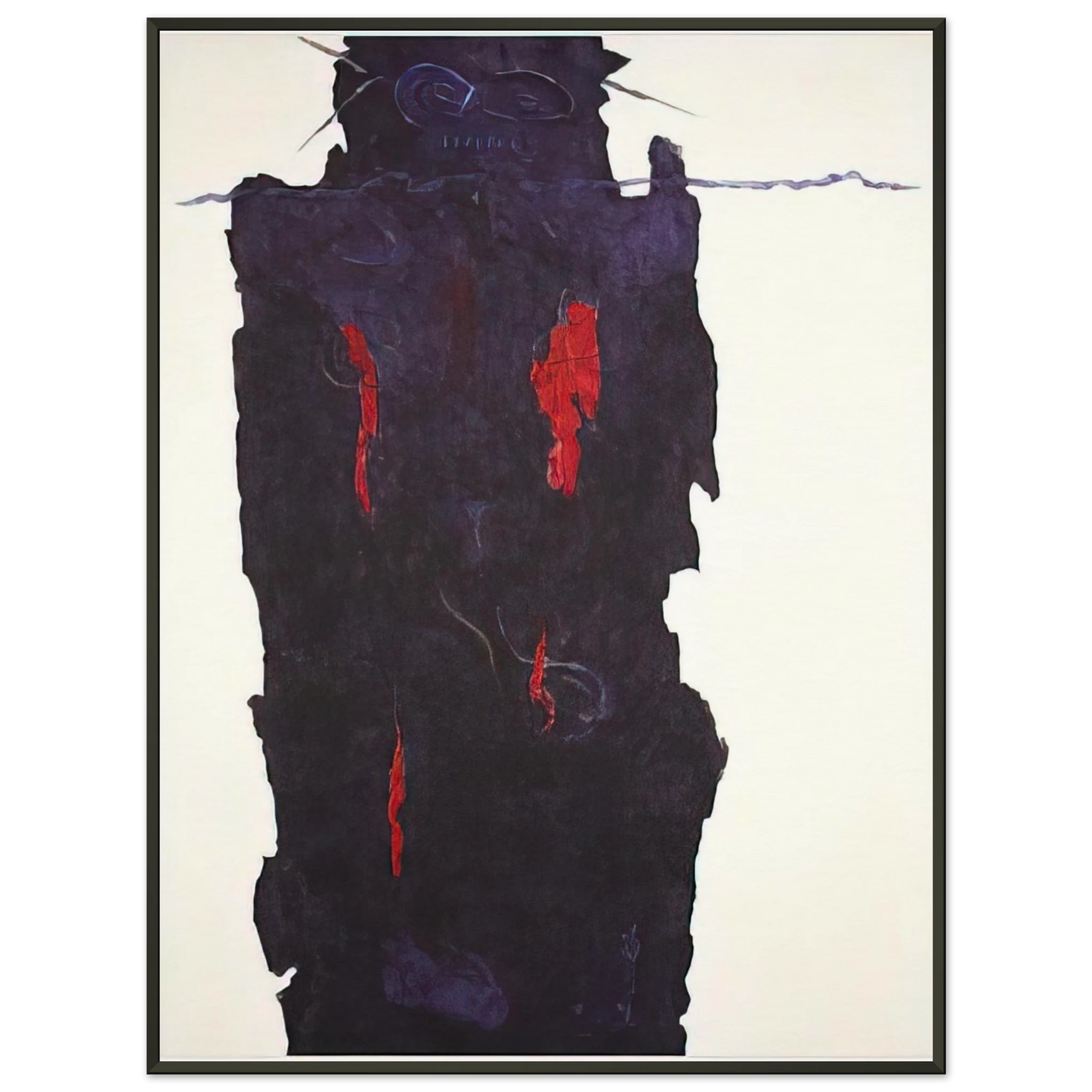 Theodoros Stamos Infinity Field Torino Series 7 1986 Framed Art Print - Aluminum Frame - 70x100 cm / 28x40 inches