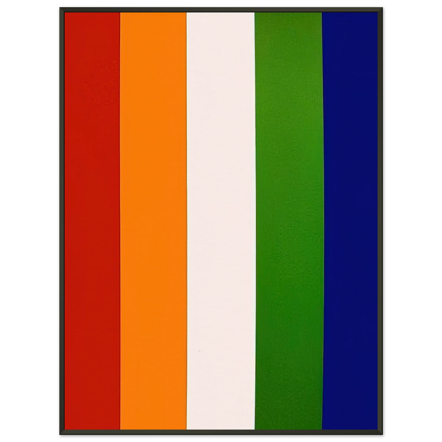 Ellsworth Kelly Red Orange White Green Blue Framed Art Print - Aluminum Frame - 60x80 cm / 24x32 inches