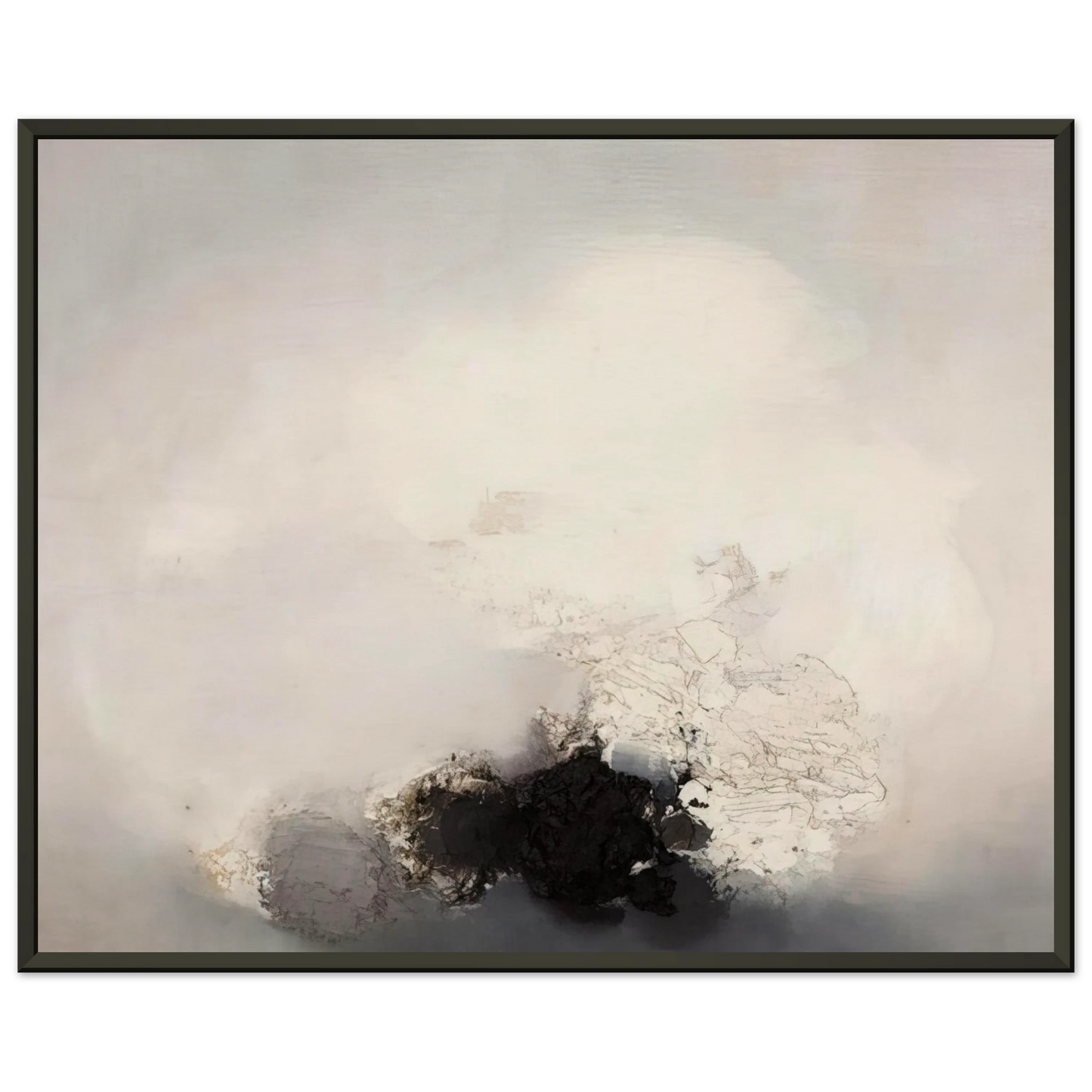 Luis Feito N MERO 148 1959 Framed Art Print - Aluminum Frame - 70x100 cm / 28x40 inches