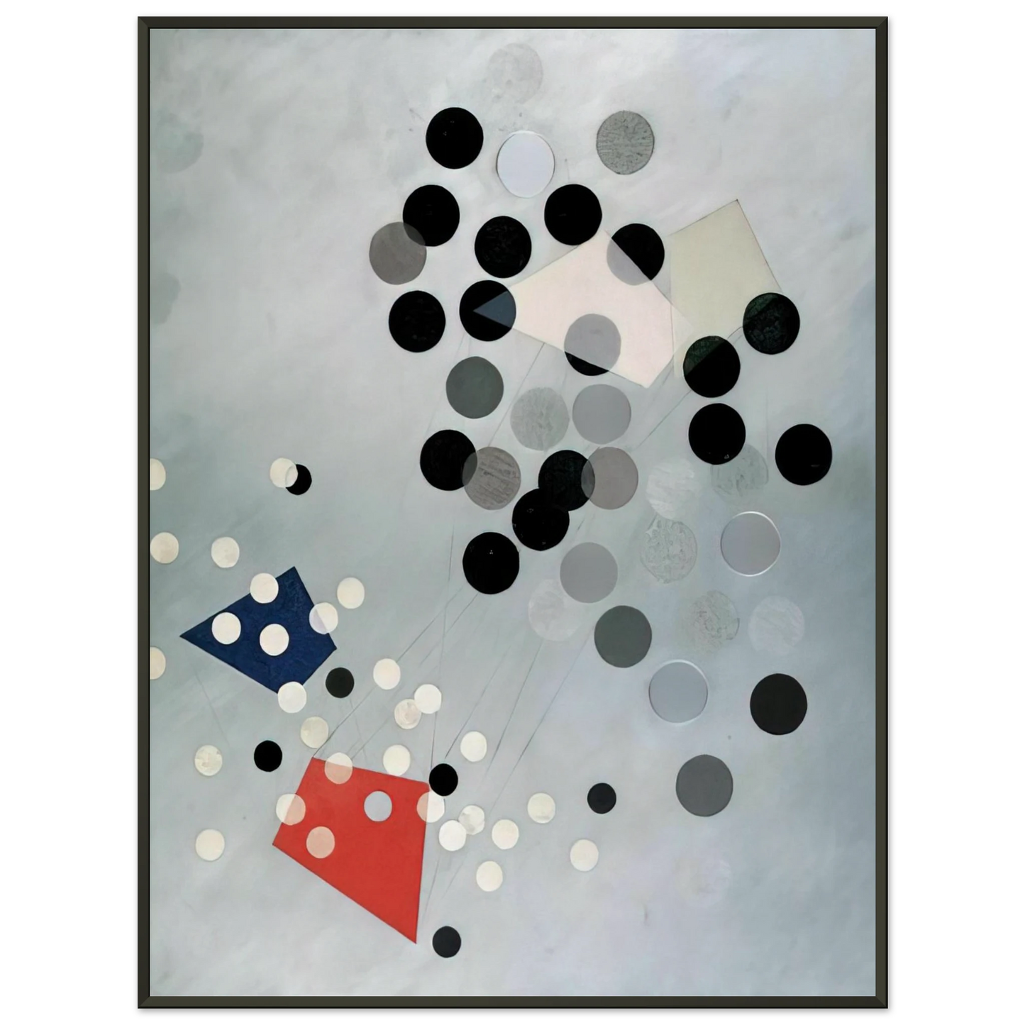 Laszlo MoholyNagy Construction AL6 Framed Art Print - Aluminum Frame - 60x80 cm / 24x32 inches