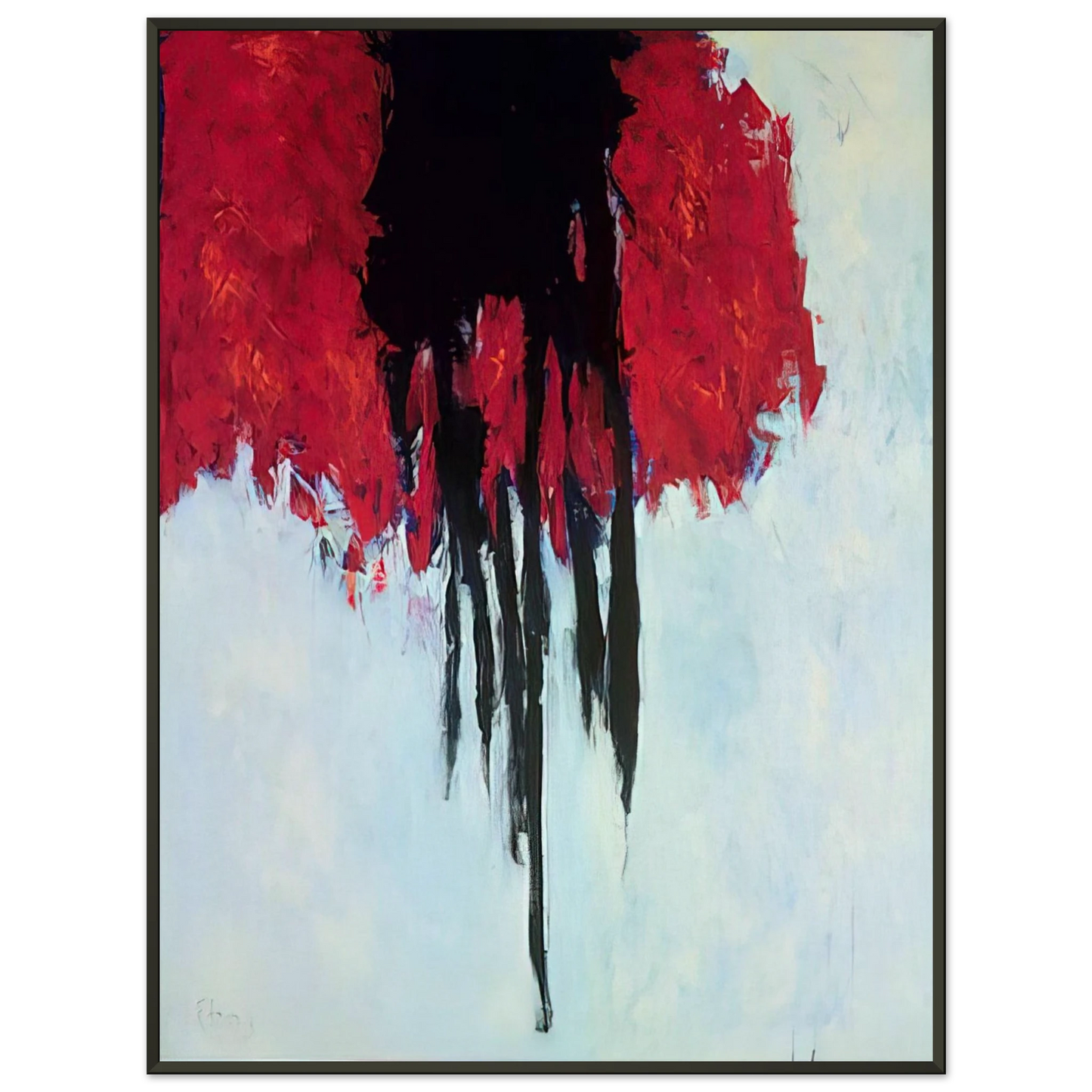 Theodoros Stamos Adam 1961 Framed Art Print - Aluminum Frame - 70x100 cm / 28x40 inches
