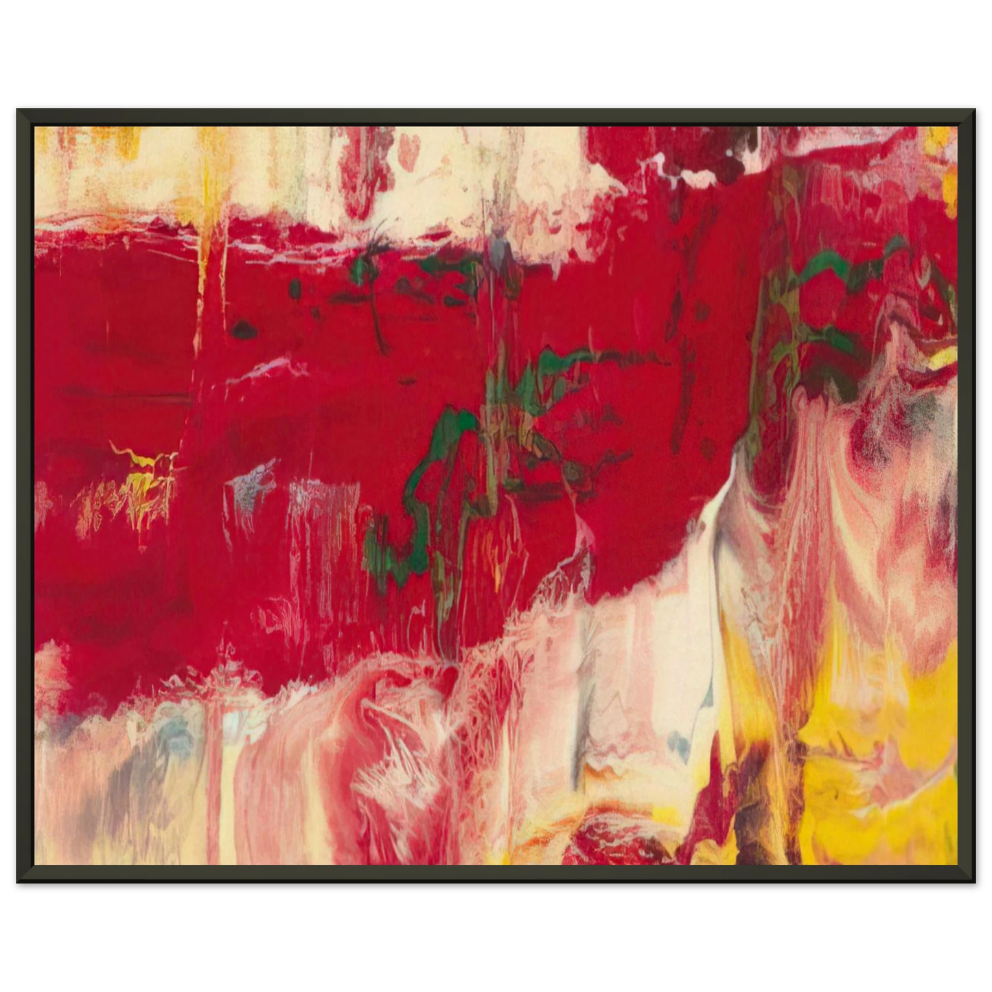 Gerhard Richter ICE Framed Art Print - Aluminum Frame - 60x80 cm / 24x32 inches