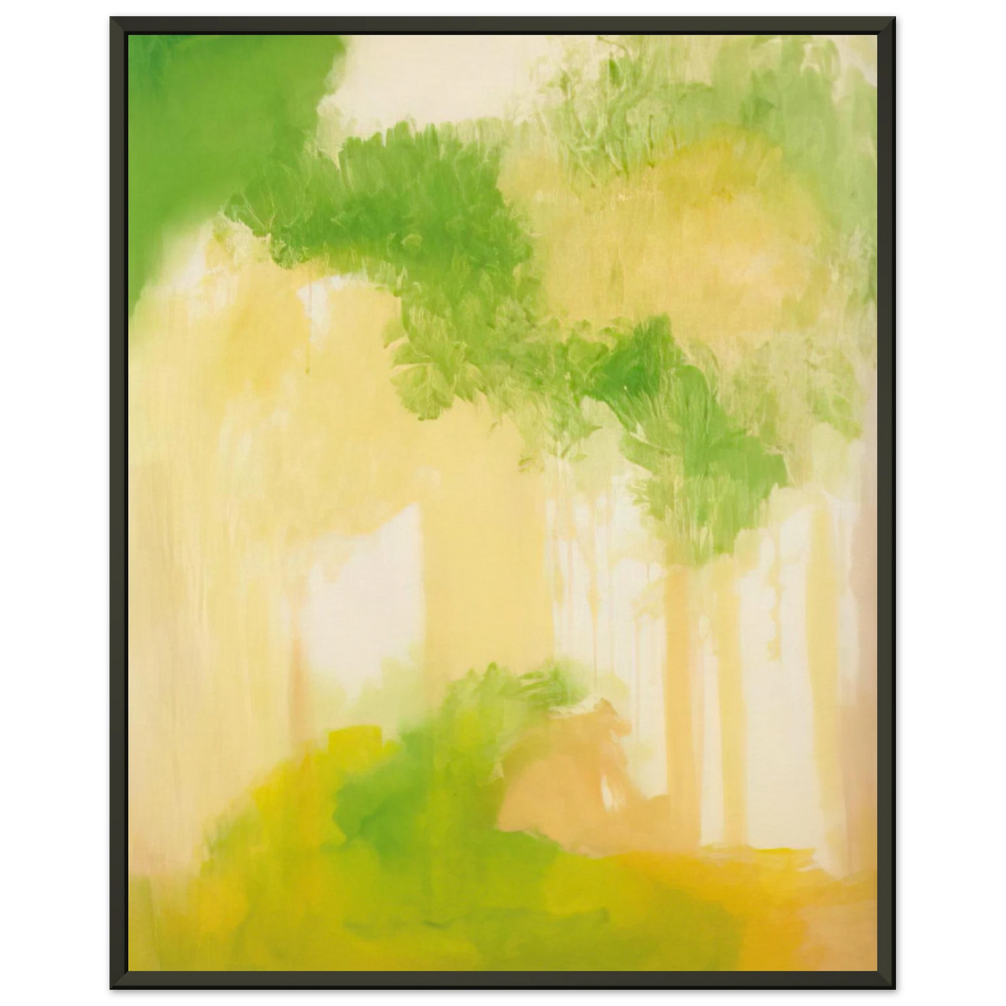Esteban Vicente UNTITLED 2000 Framed Art Print - Aluminum Frame - 70x100 cm / 28x40 inches